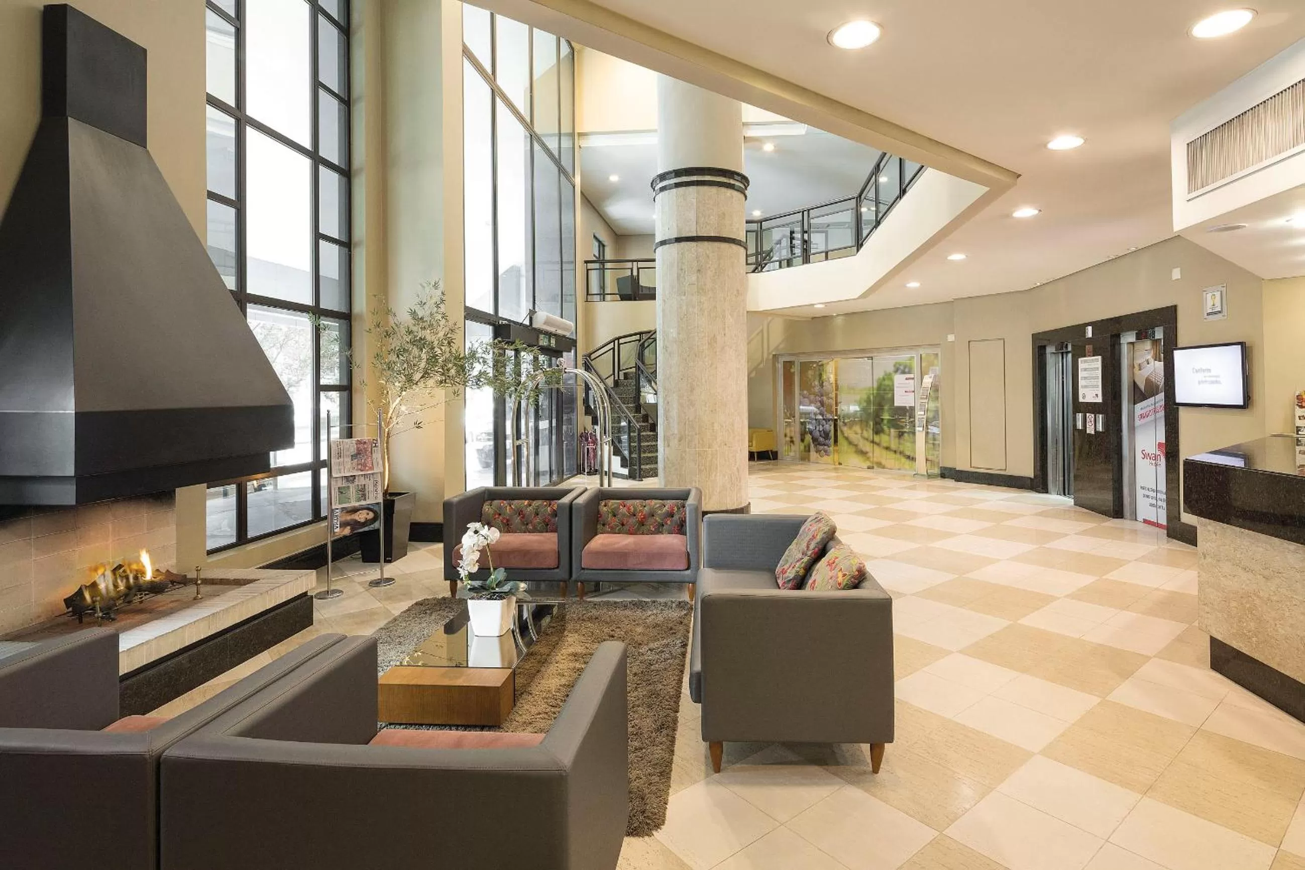 Lobby or reception in Swan Caxias do Sul