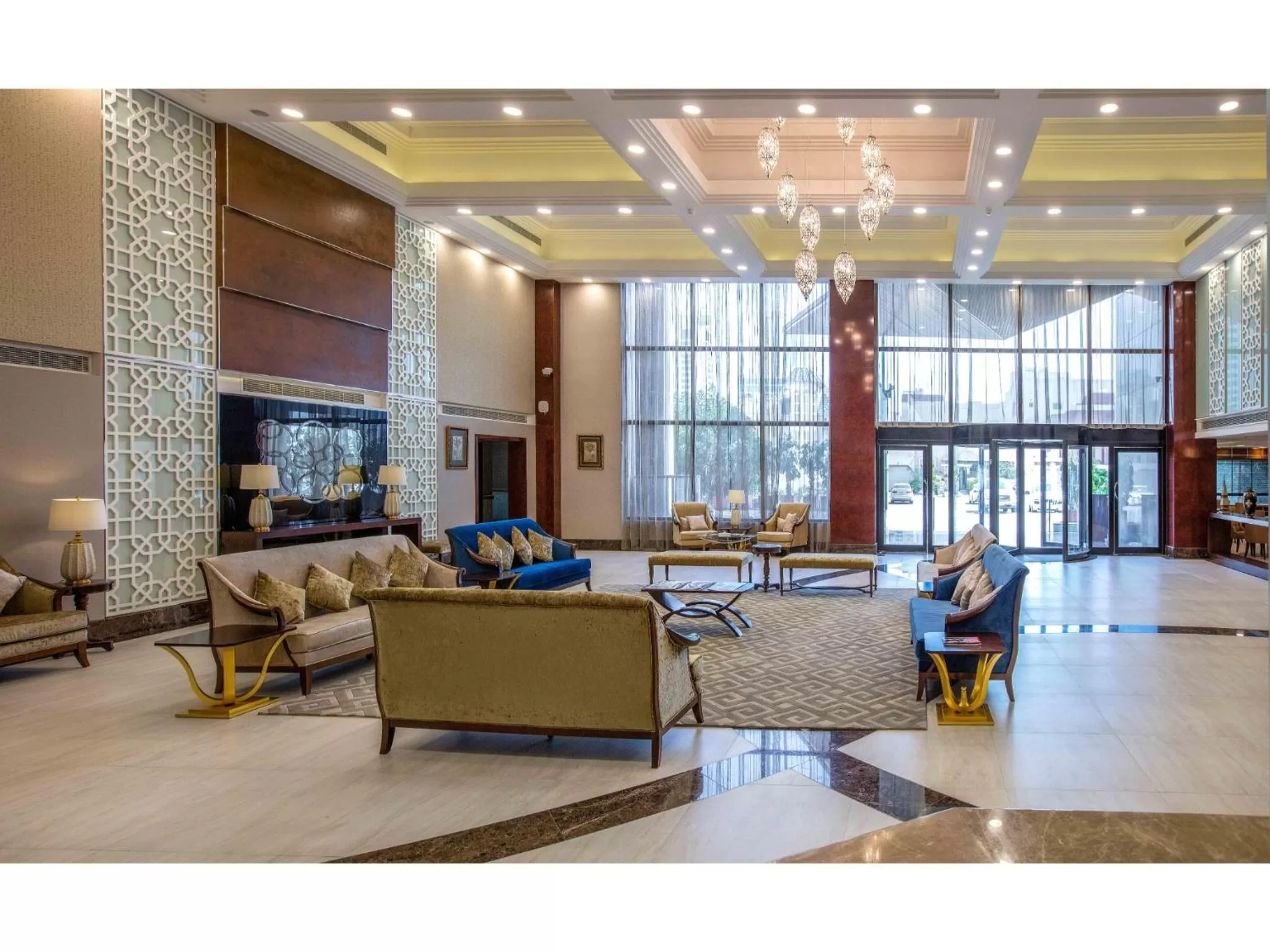 Lobby or reception in Gulf Court Hotel