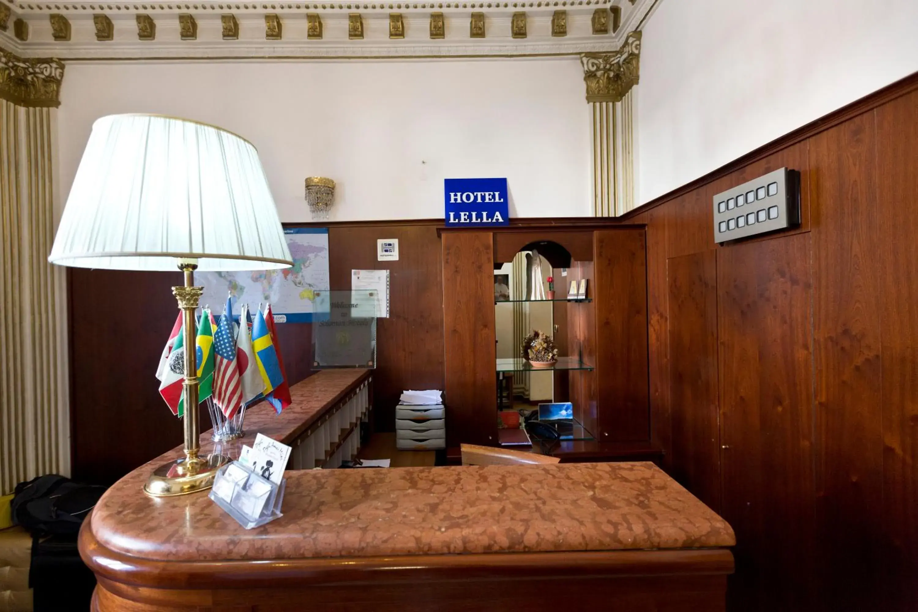 Lobby or reception in Hotel Lella Lobby or reception in Hotel Lella