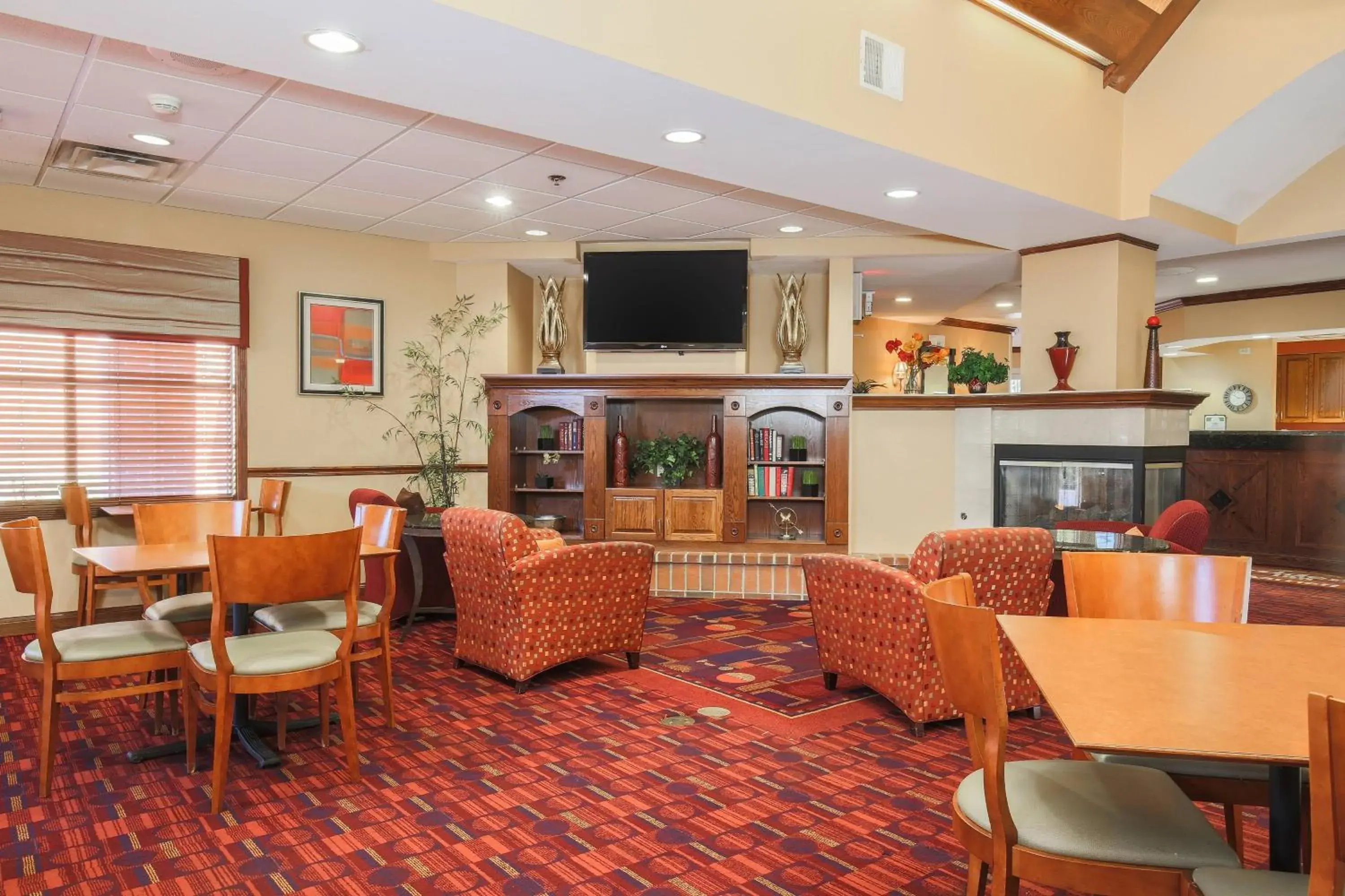 Lobby or reception, Lounge/Bar in Residence Inn by Marriott Flint Grand Blanc