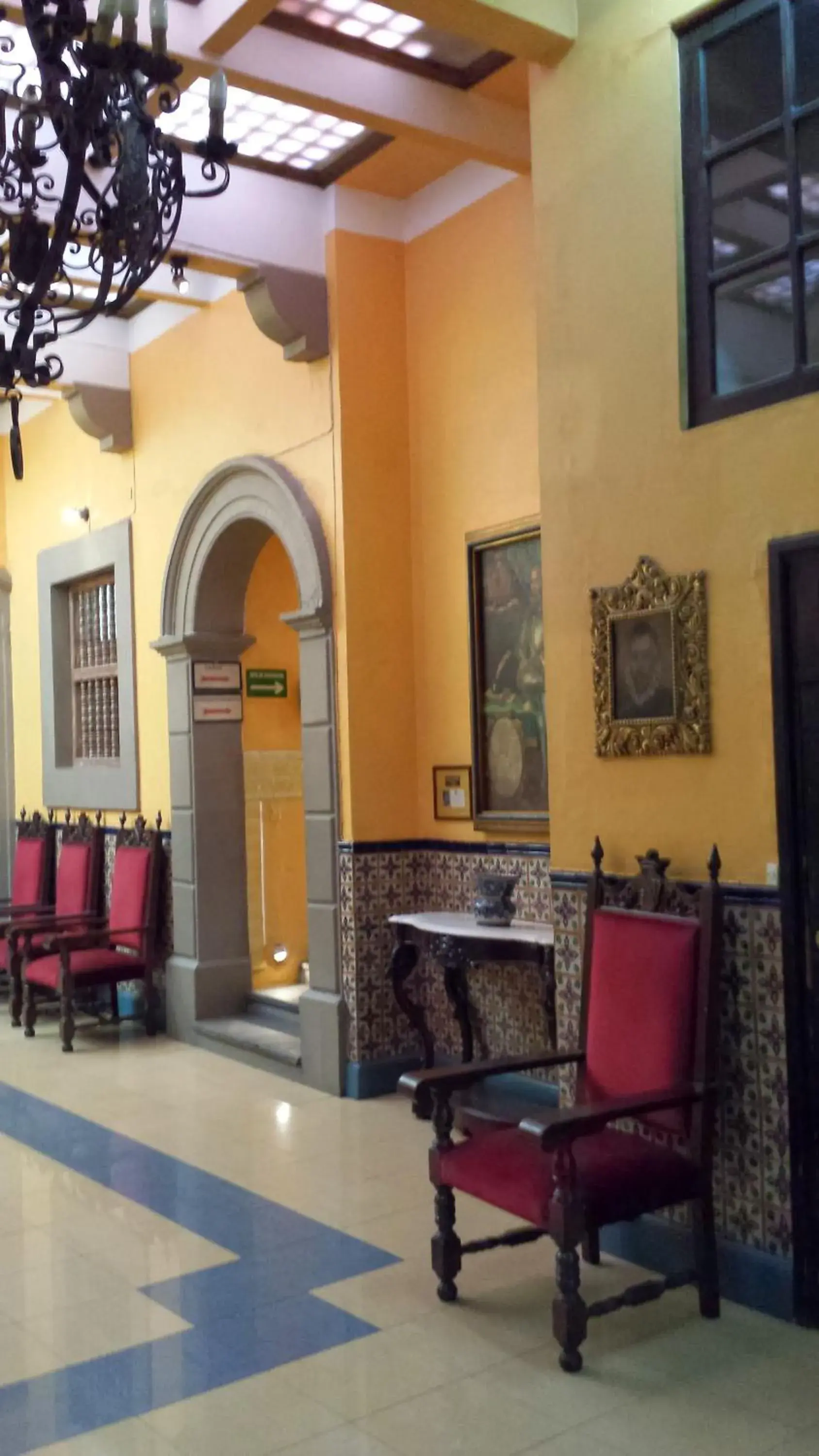 Seating area, Lobby/Reception in Hotel Posada Santa Fe