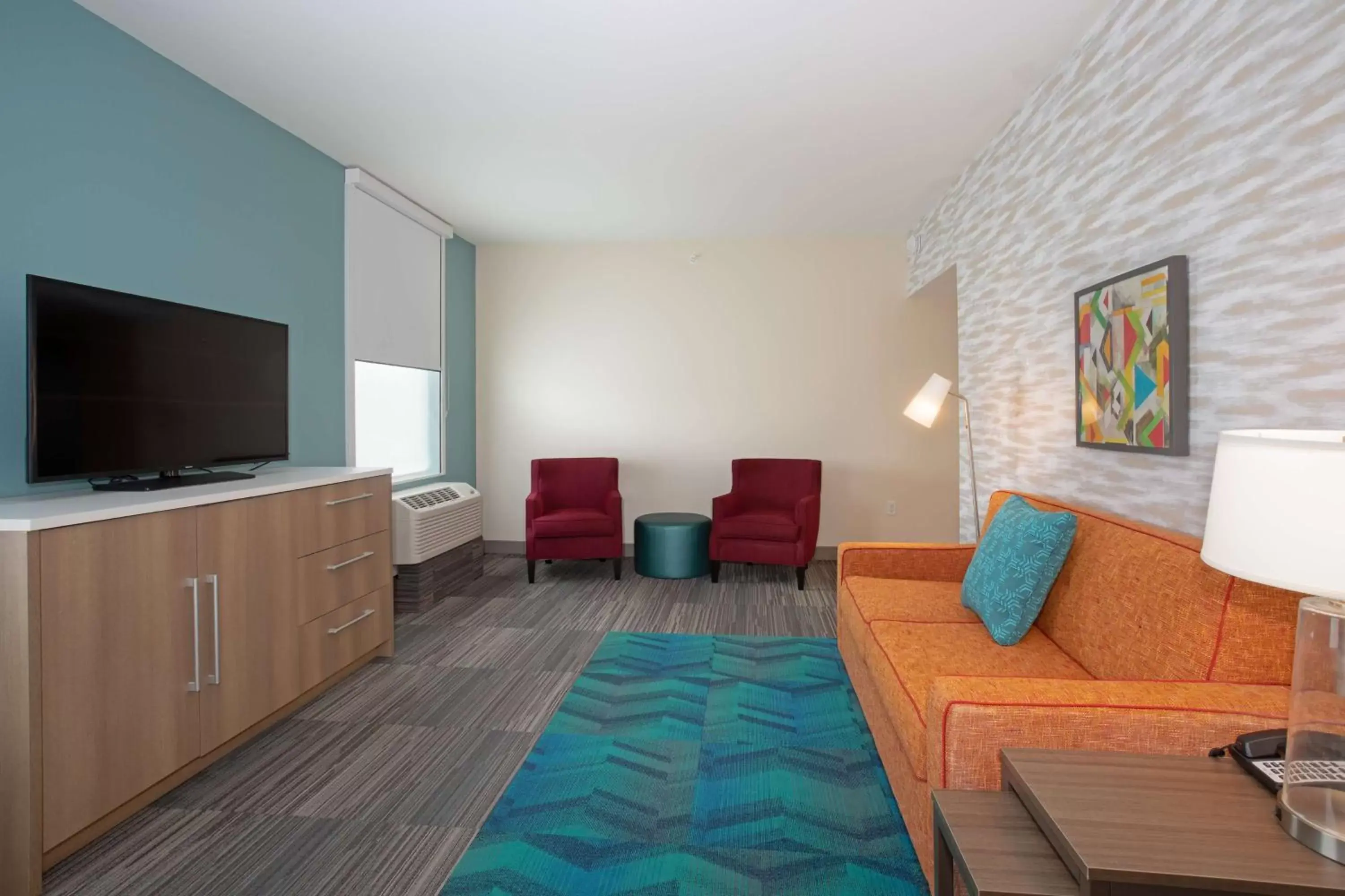 View (from property/room), Seating Area in Home2 Suites By Hilton Omaha Un Medical Ctr Area