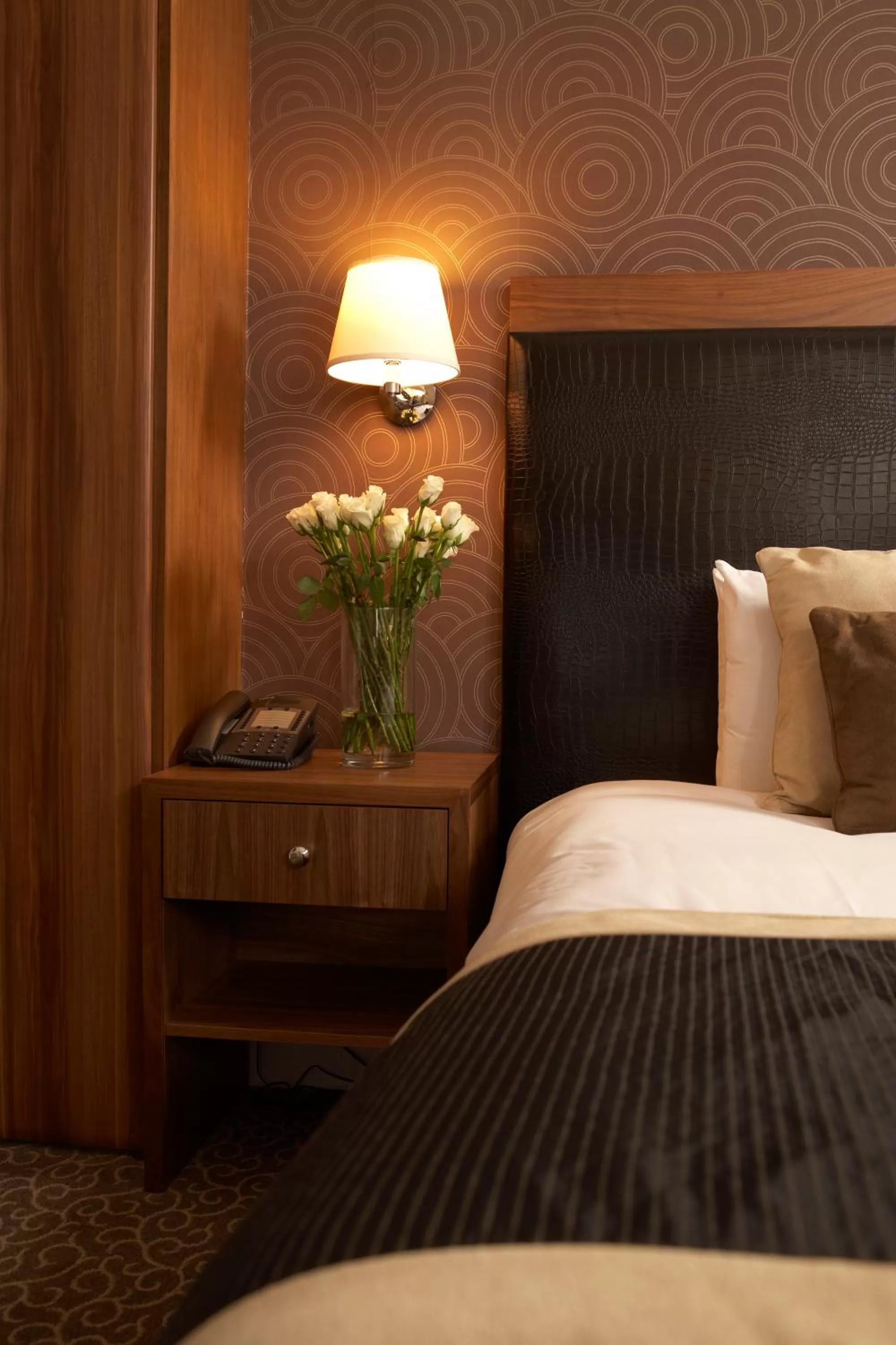 Decorative detail, Bed in The Midland Hotel