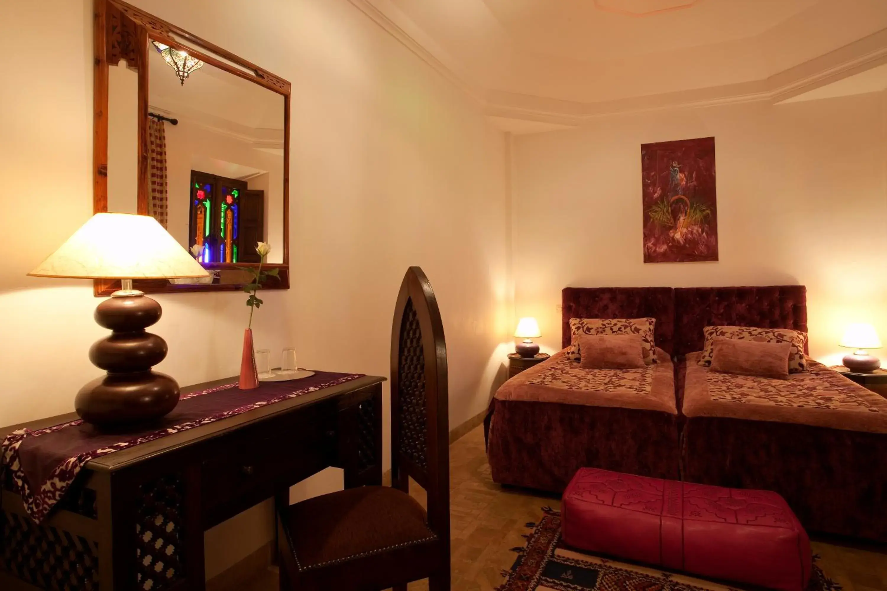 Photo of the whole room in Riad Aubrac