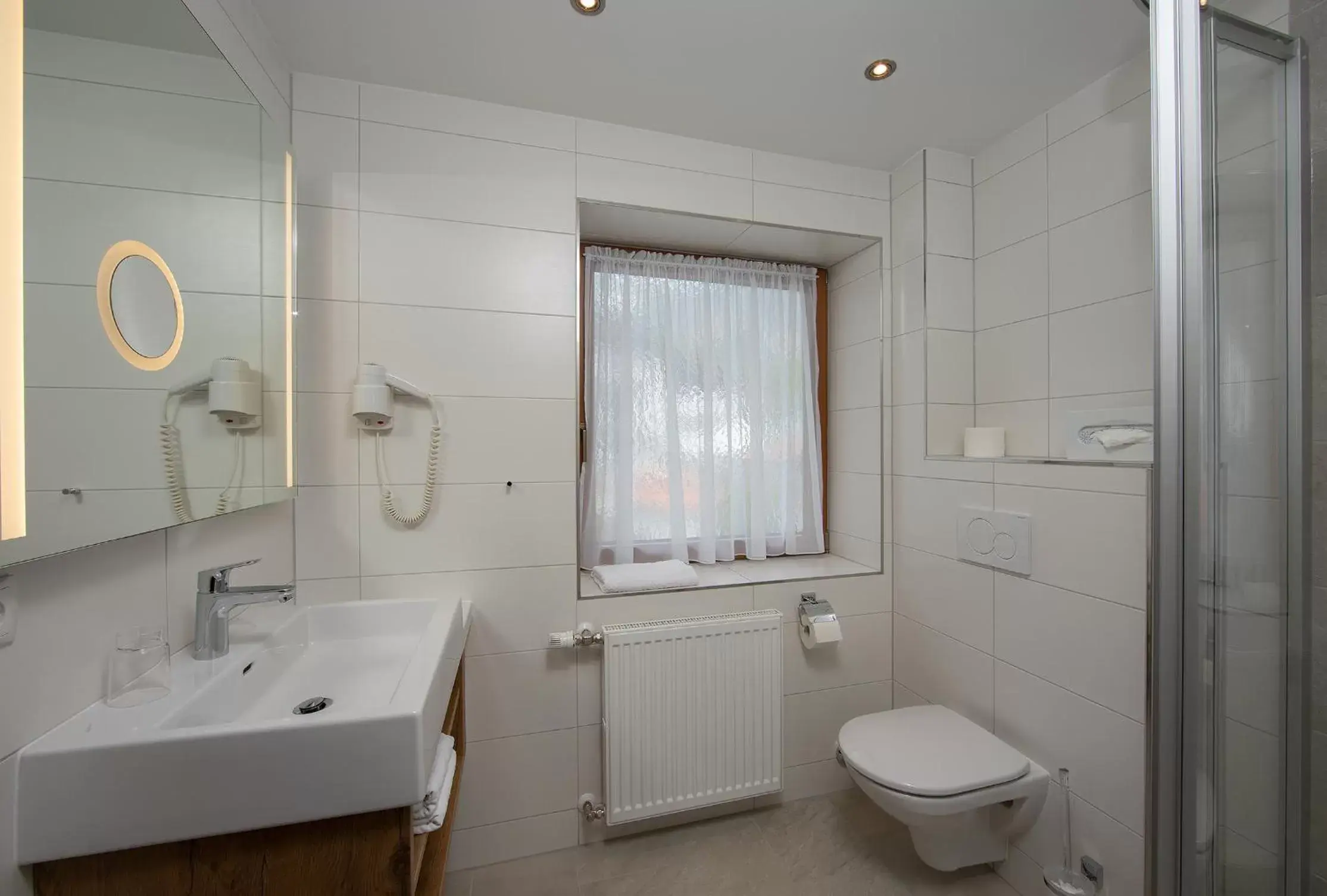 Shower, Bathroom in Hotel Huberhof