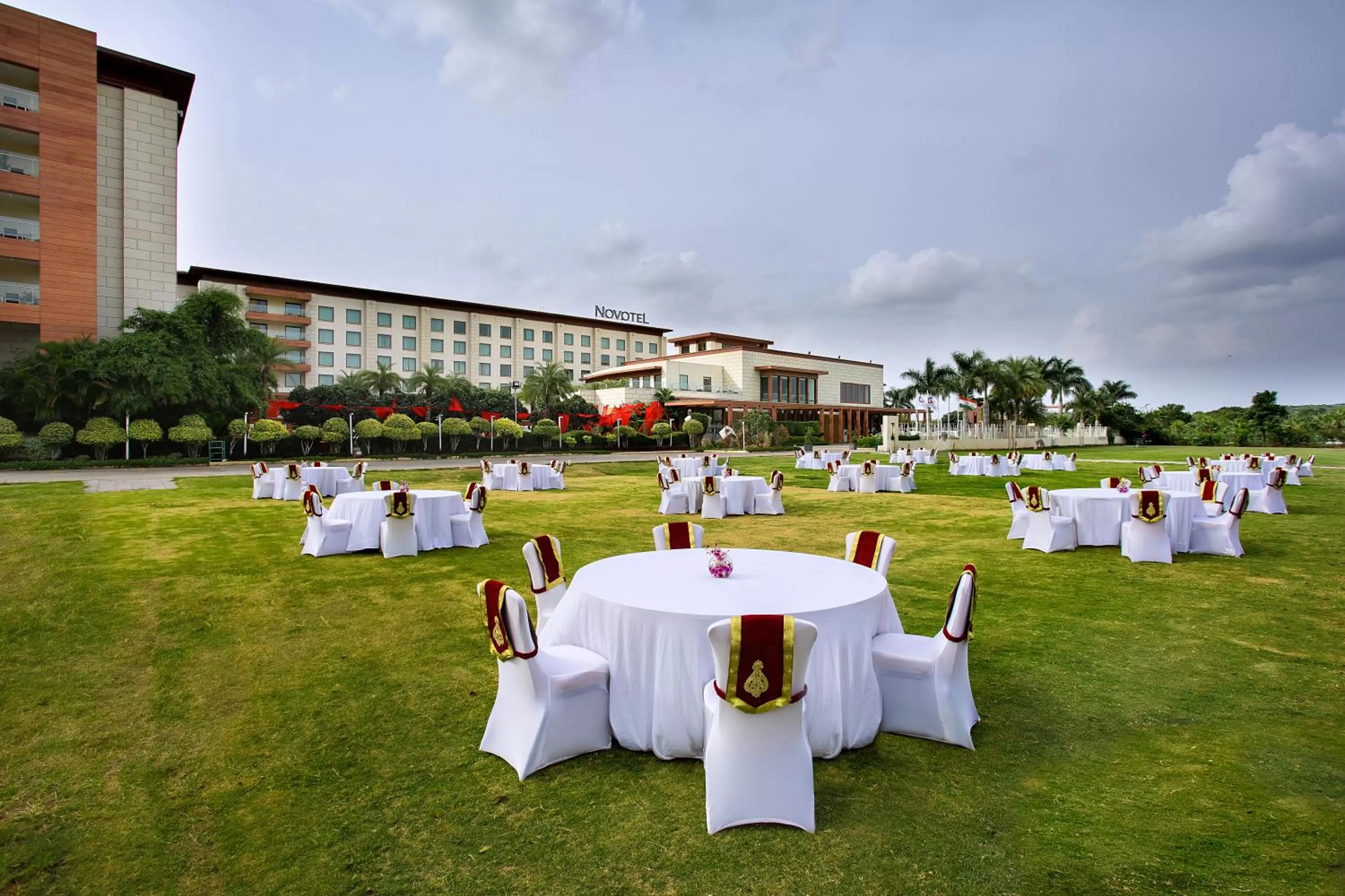 Garden in Novotel Hyderabad Airport