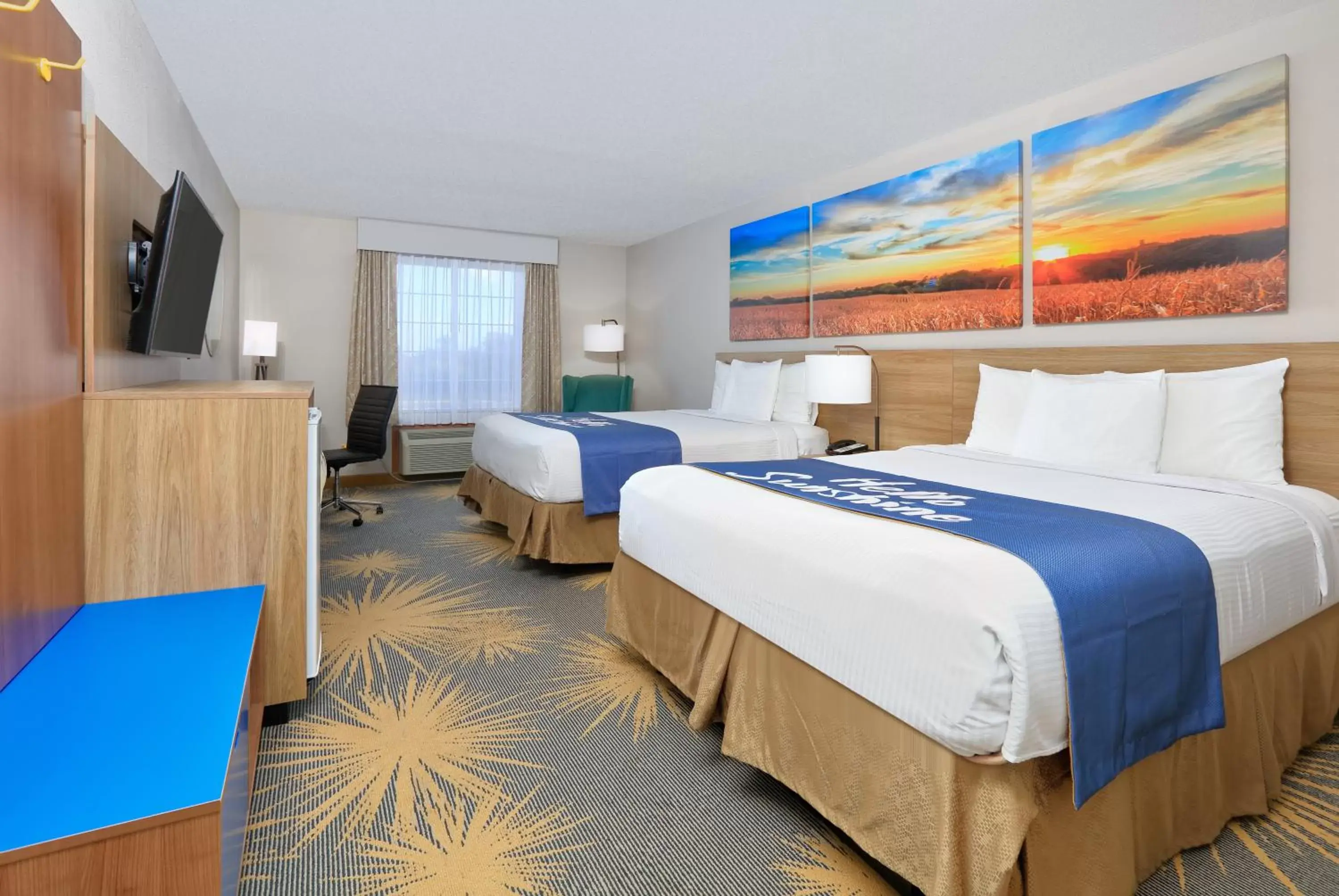 Queen Room with Two Queen Beds - Mobility Accessible/Non-Smoking in Days Inn by Wyndham Tunica Resorts Queen Room with Two Queen Beds - Mobility Accessible/Non-Smoking in Days Inn by Wyndham Tunica Resorts