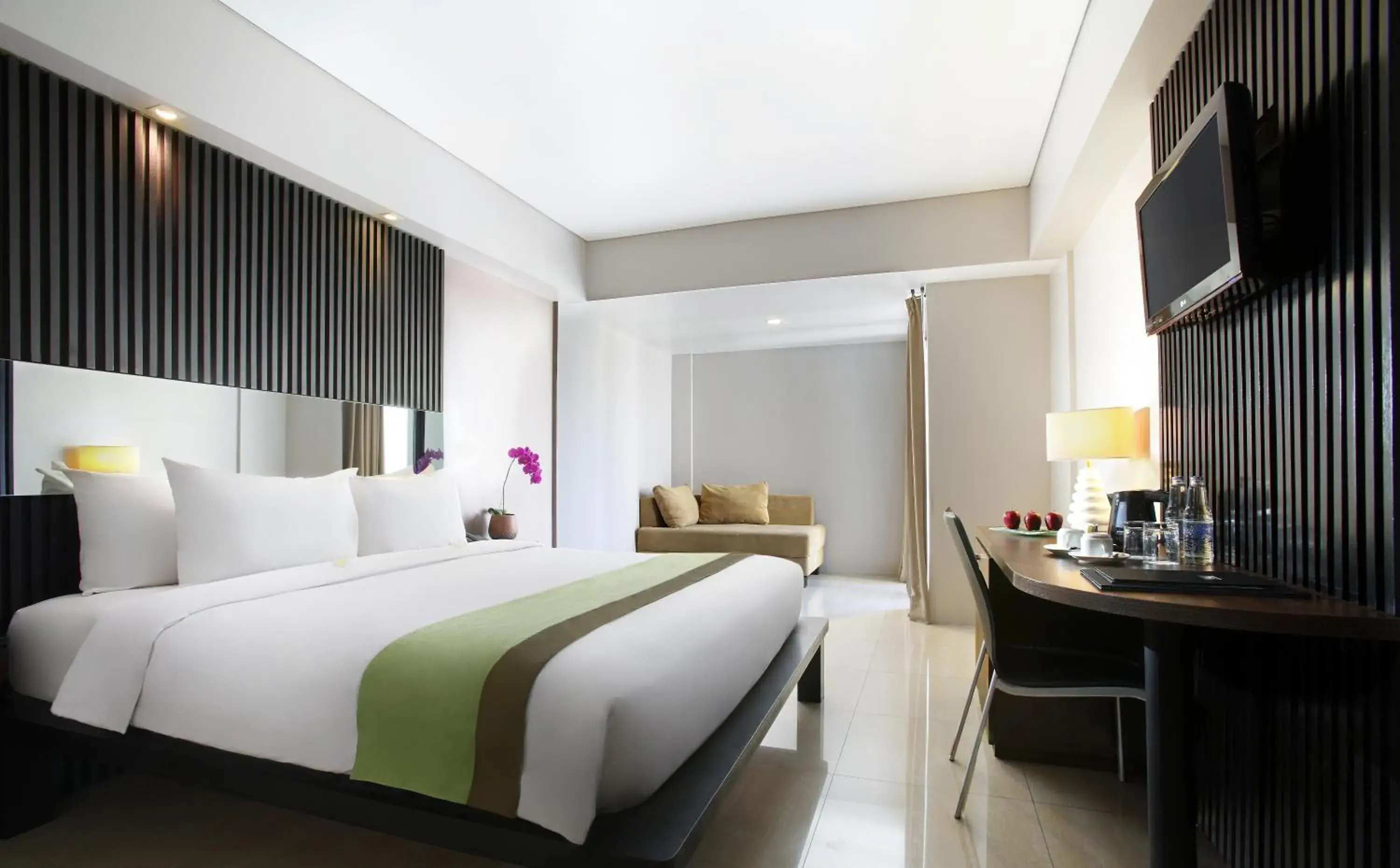 Deluxe Suite King Room in Hotel Santika Kuta Bali