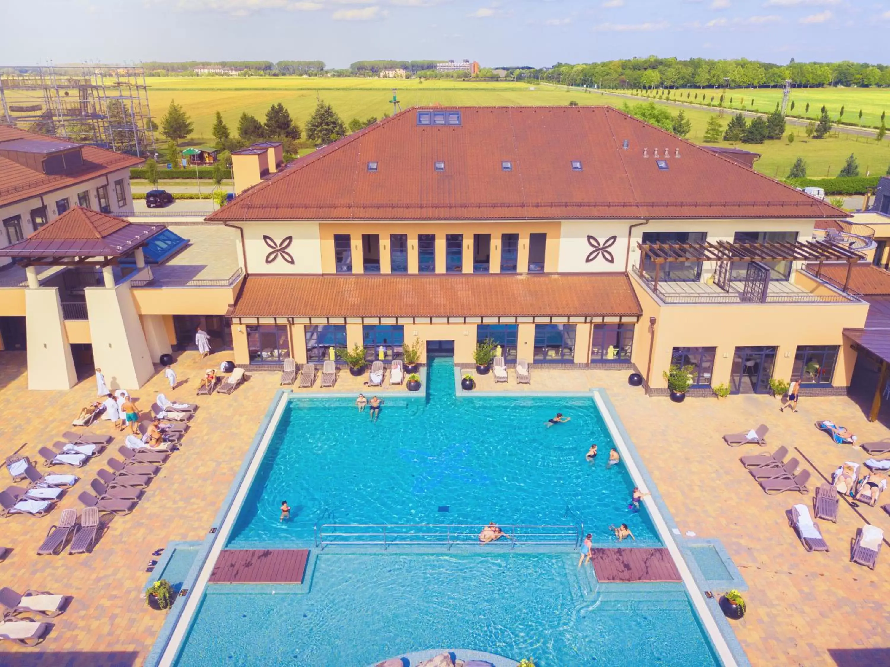 Bird's eye view, Pool View in Caramell Premium Resort Superior