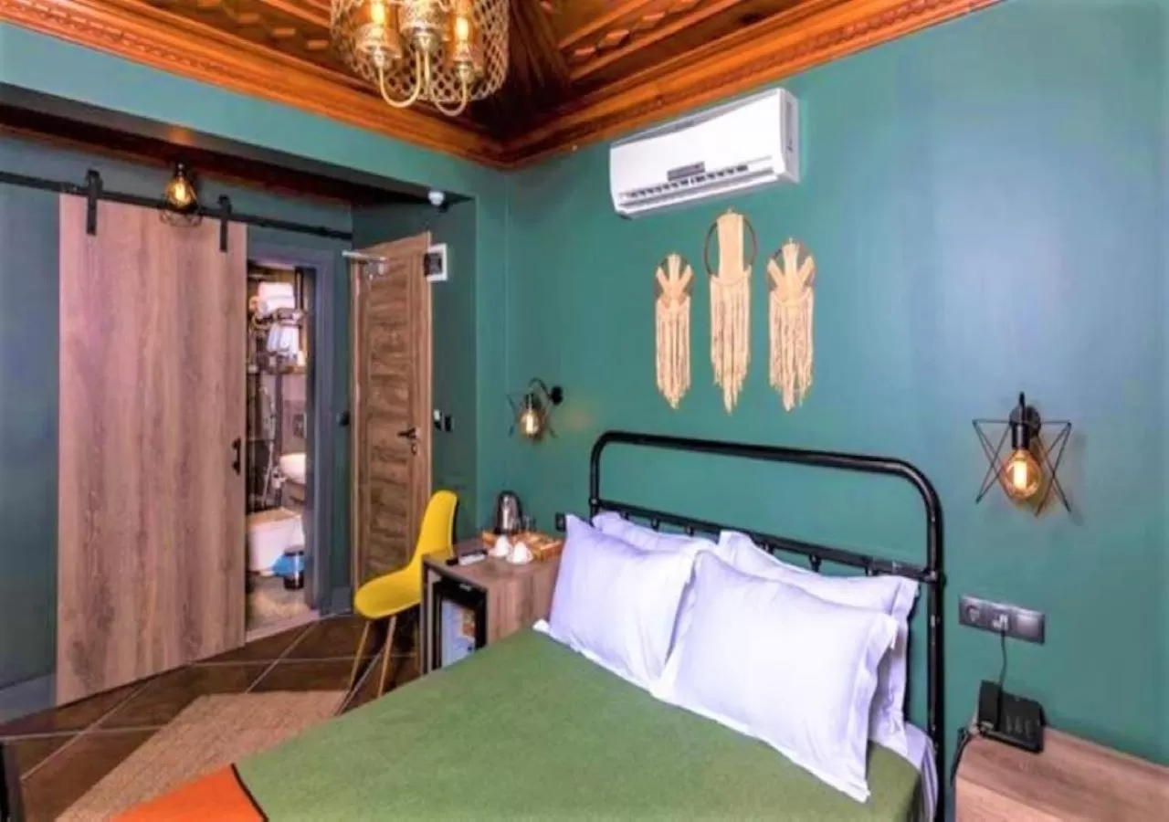 Bed in Sunset Hotel Marmaris