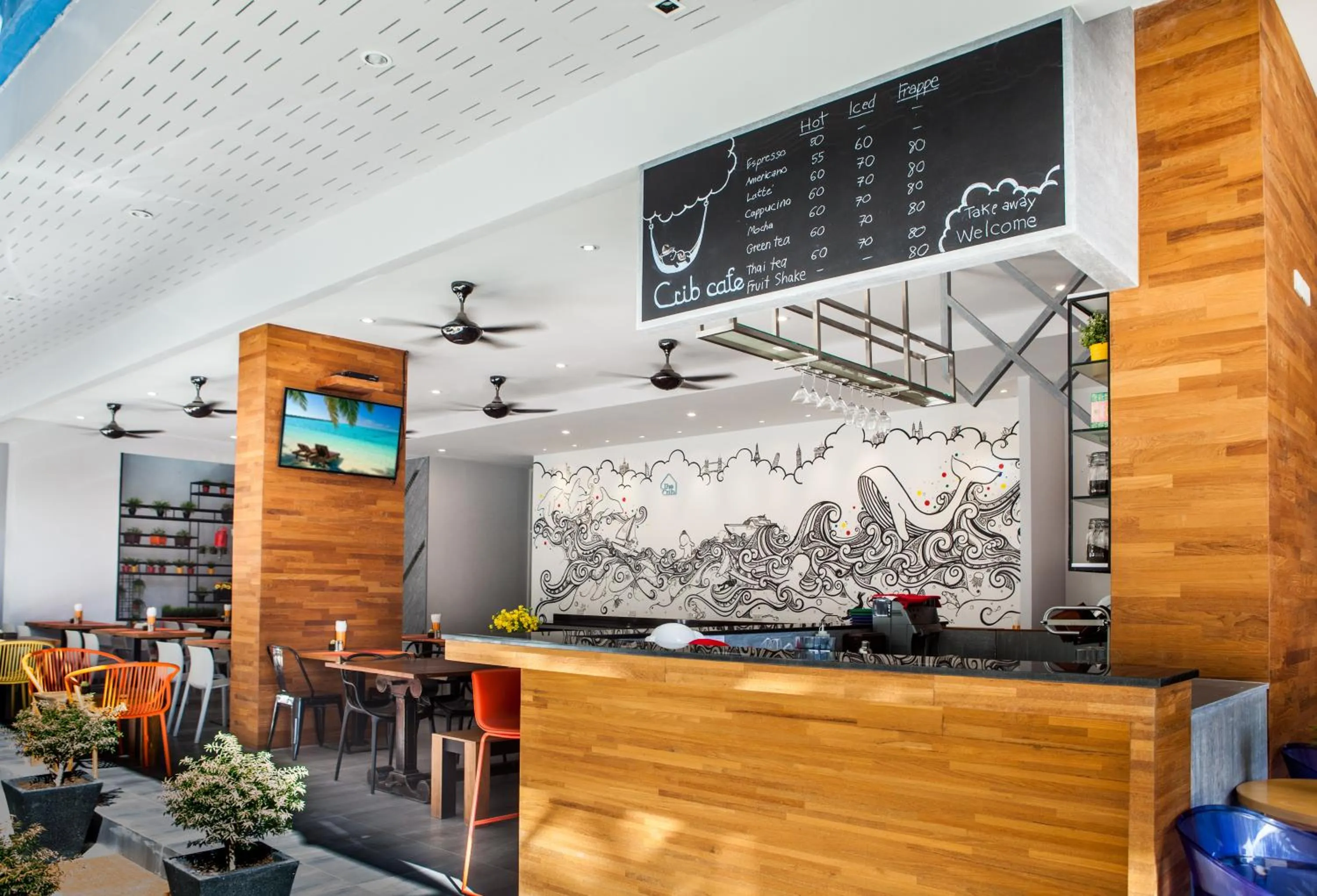 Restaurant/places to eat in The Crib Patong - SHA Certified