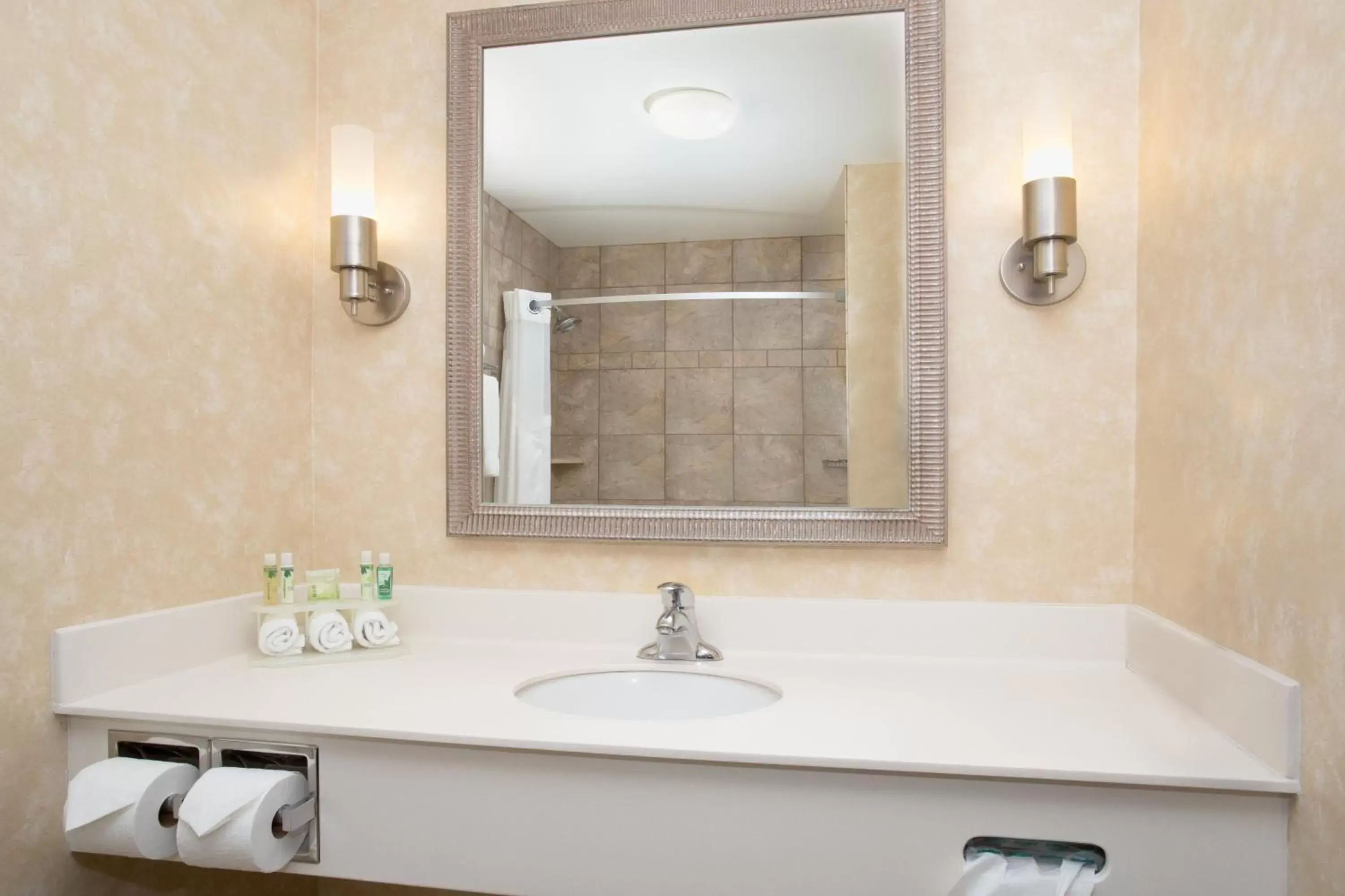 Bathroom in Holiday Inn Express Hotel & Suites Minot South, an IHG Hotel