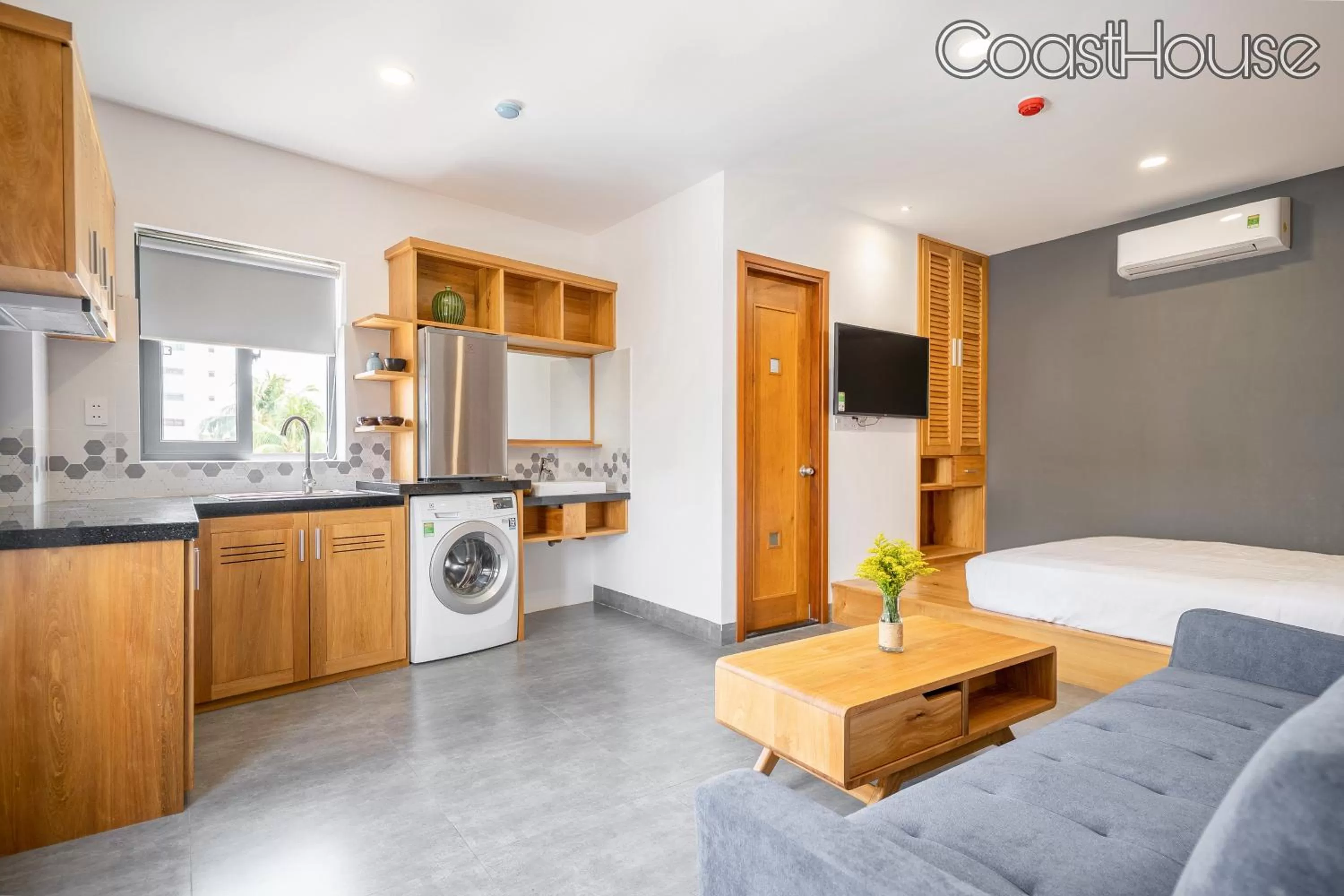 Kitchen or kitchenette in Coast House Boutique Hotel