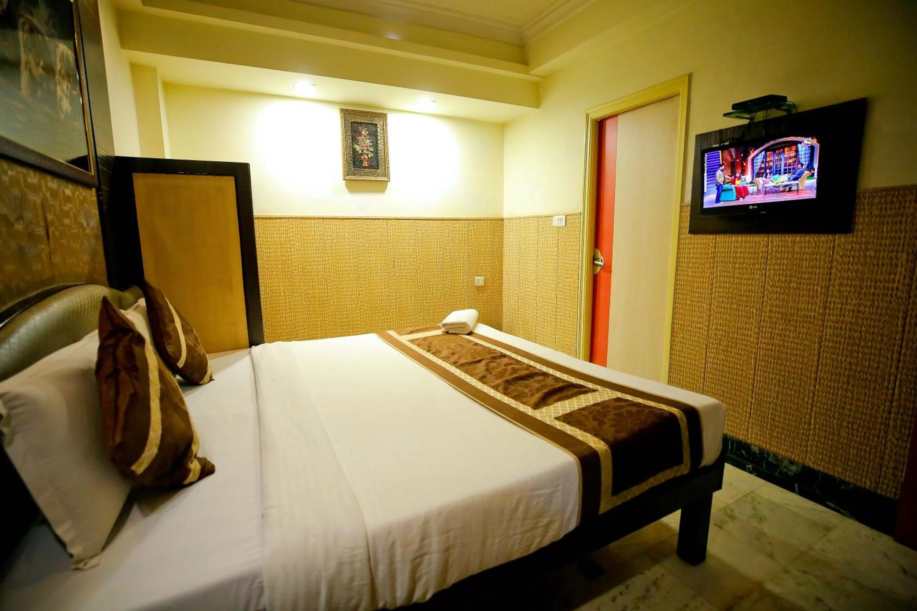 Bedroom, Bed in Hotel Moti Palace