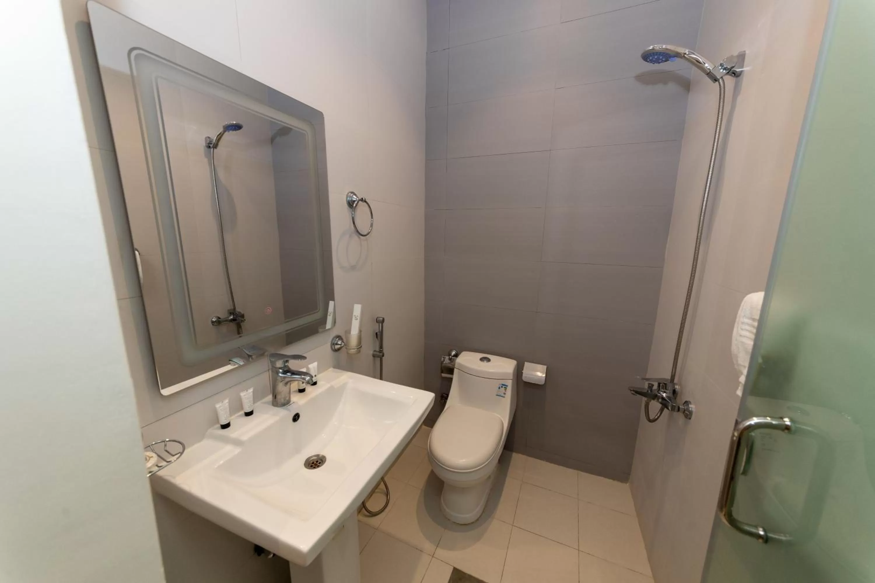 Shower in Admire Apart' Hotel