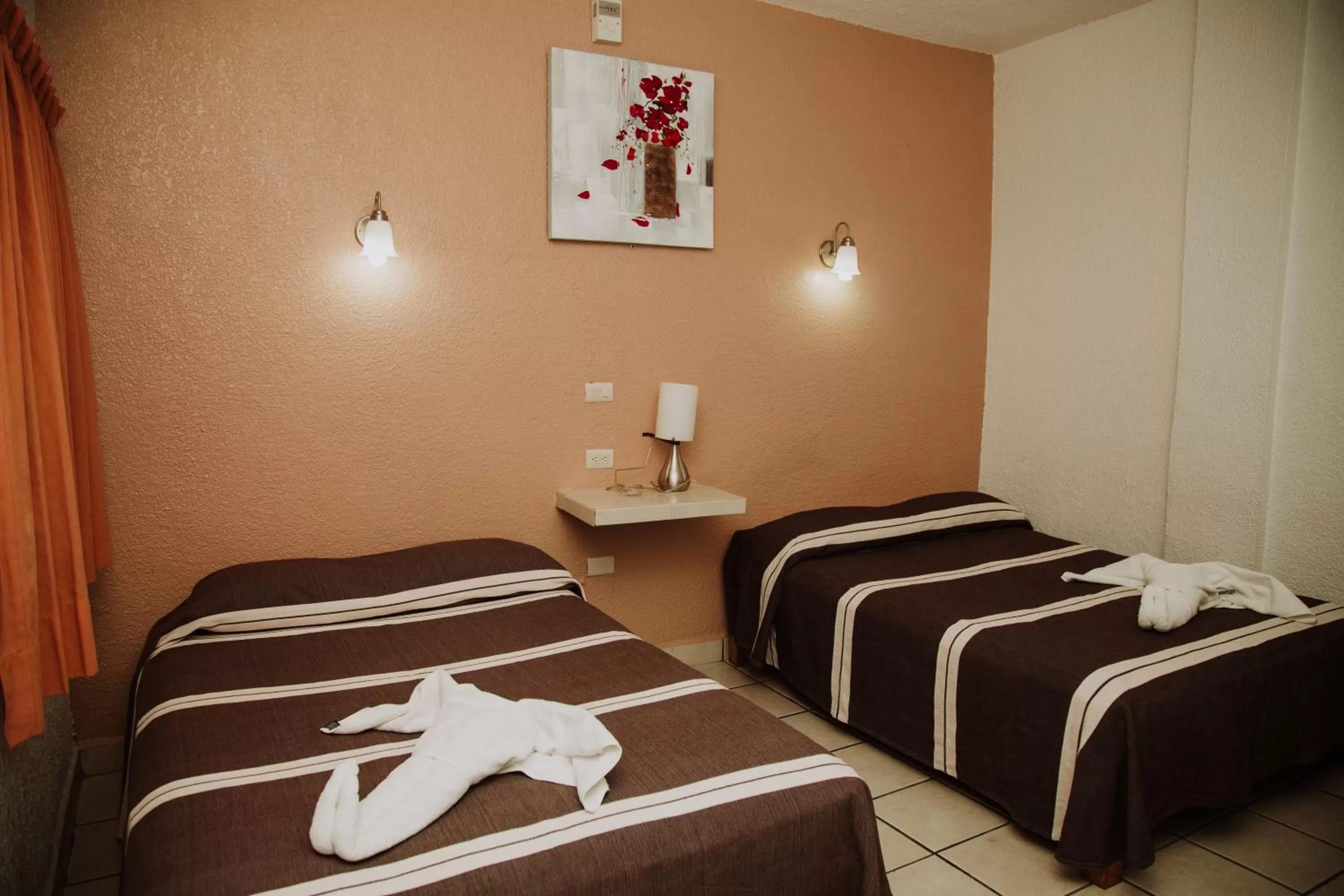 Bed in Hotel Cervantino