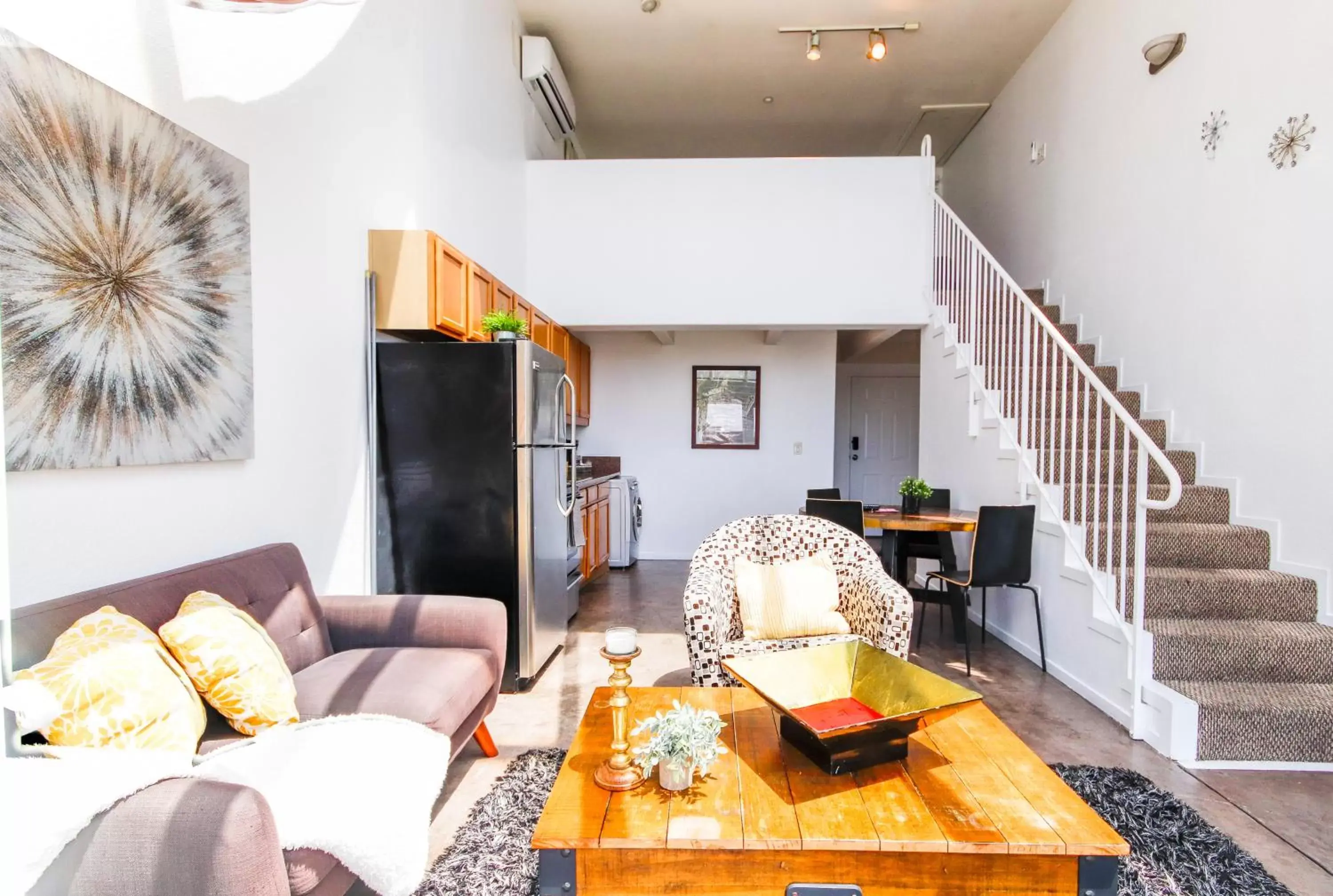 Seating Area in Little Italy Modern Lofts