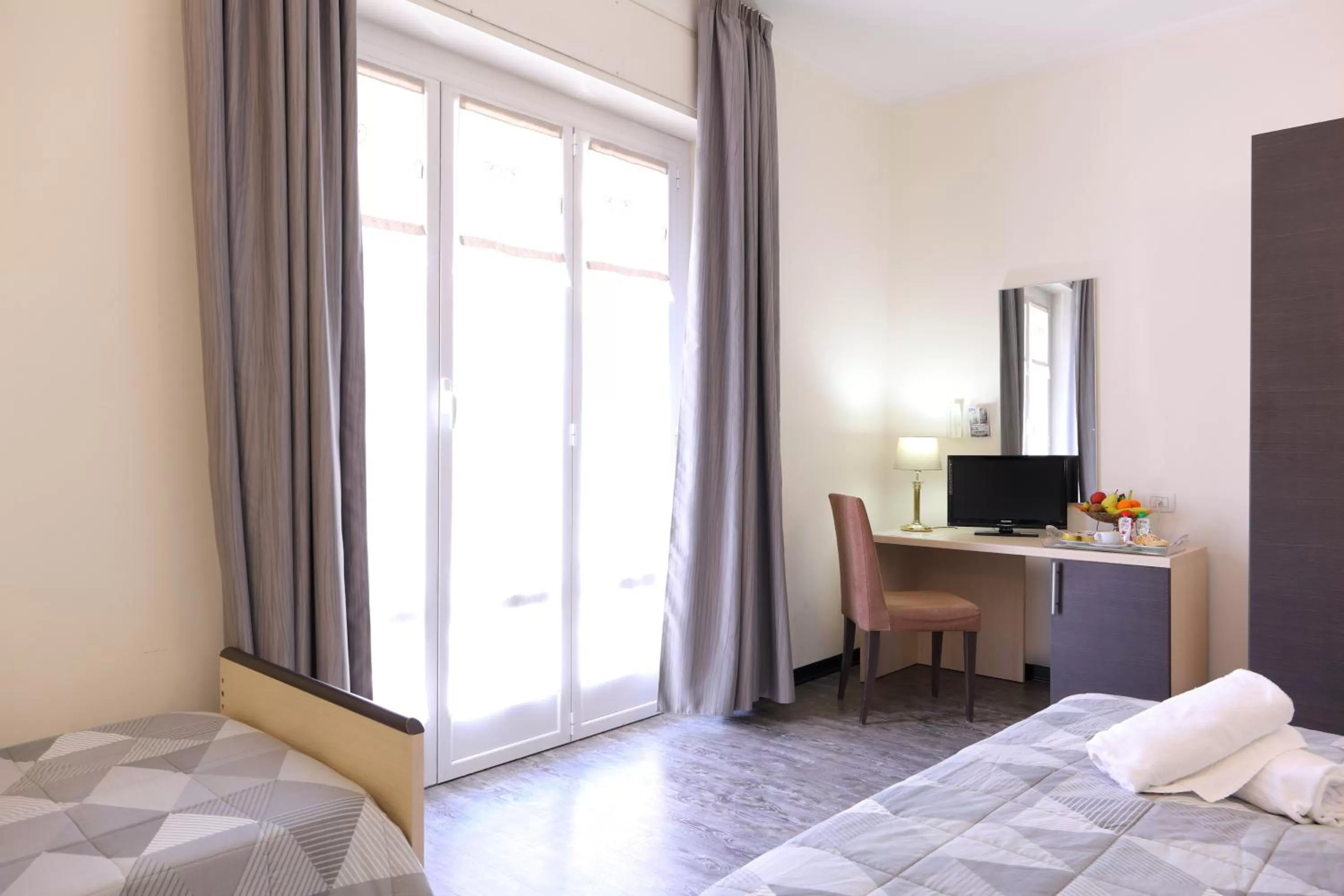 Bed in Hotel Ferrari