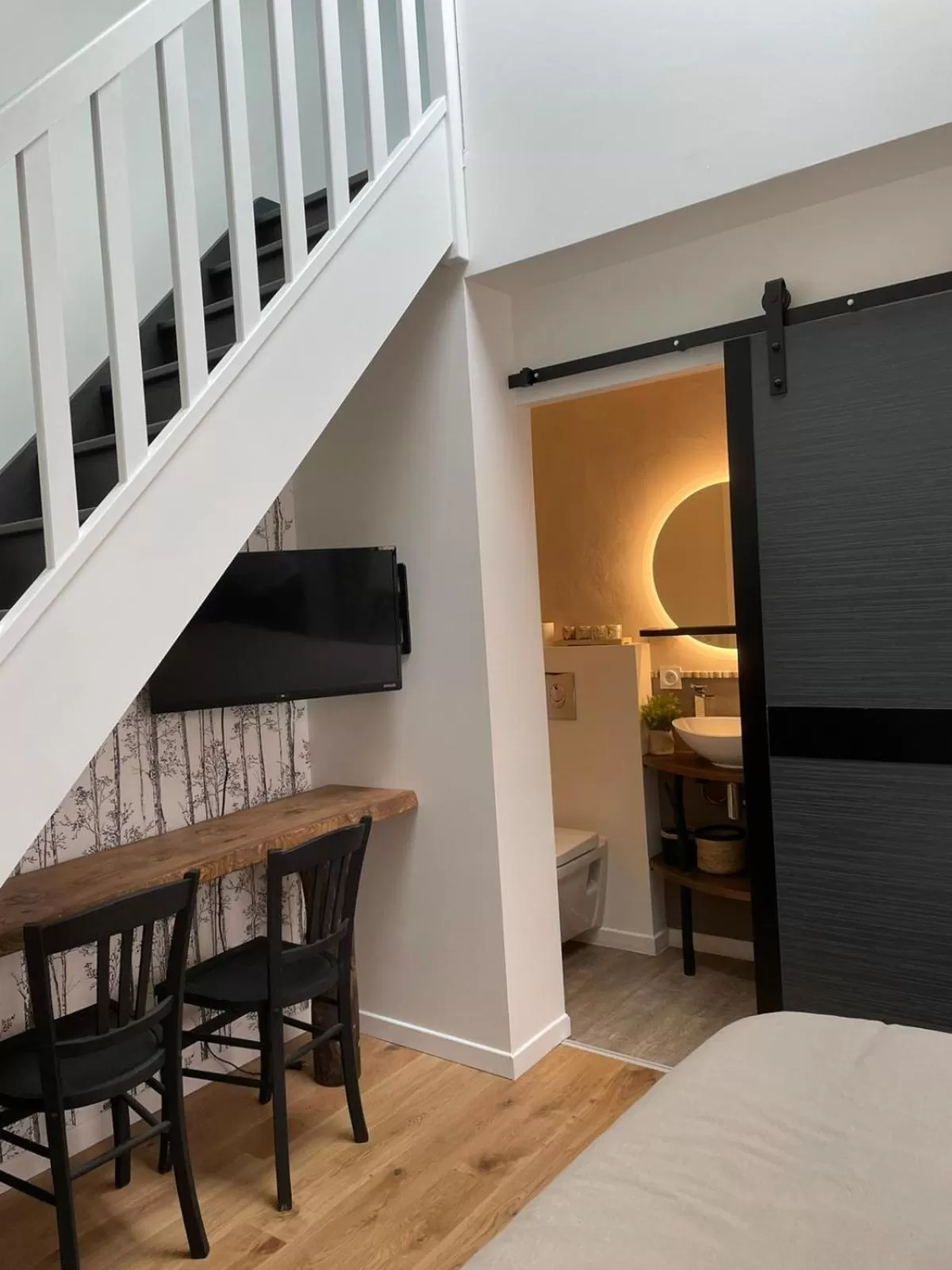 Bedroom, Bed in Maison d'hotes L'atelier du Charmois