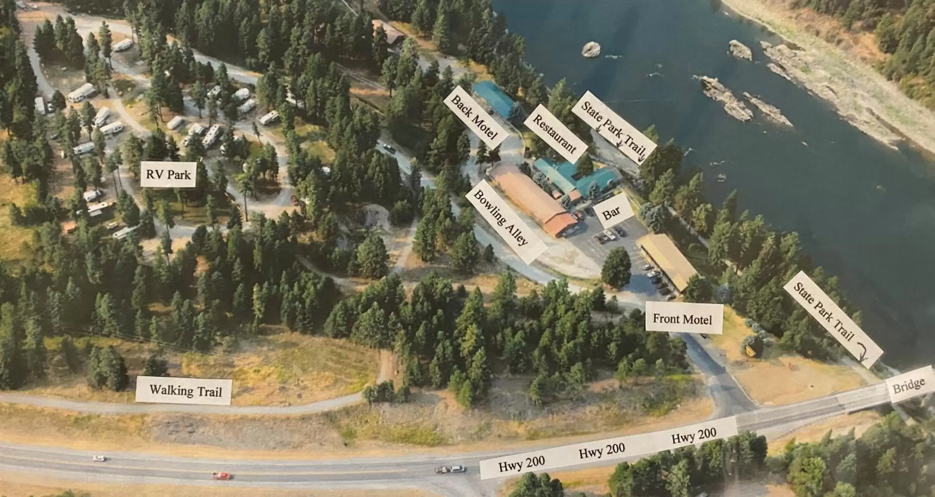 Bird's eye view in Rimrock Lodge LLC Bird's eye view in Rimrock Lodge LLC