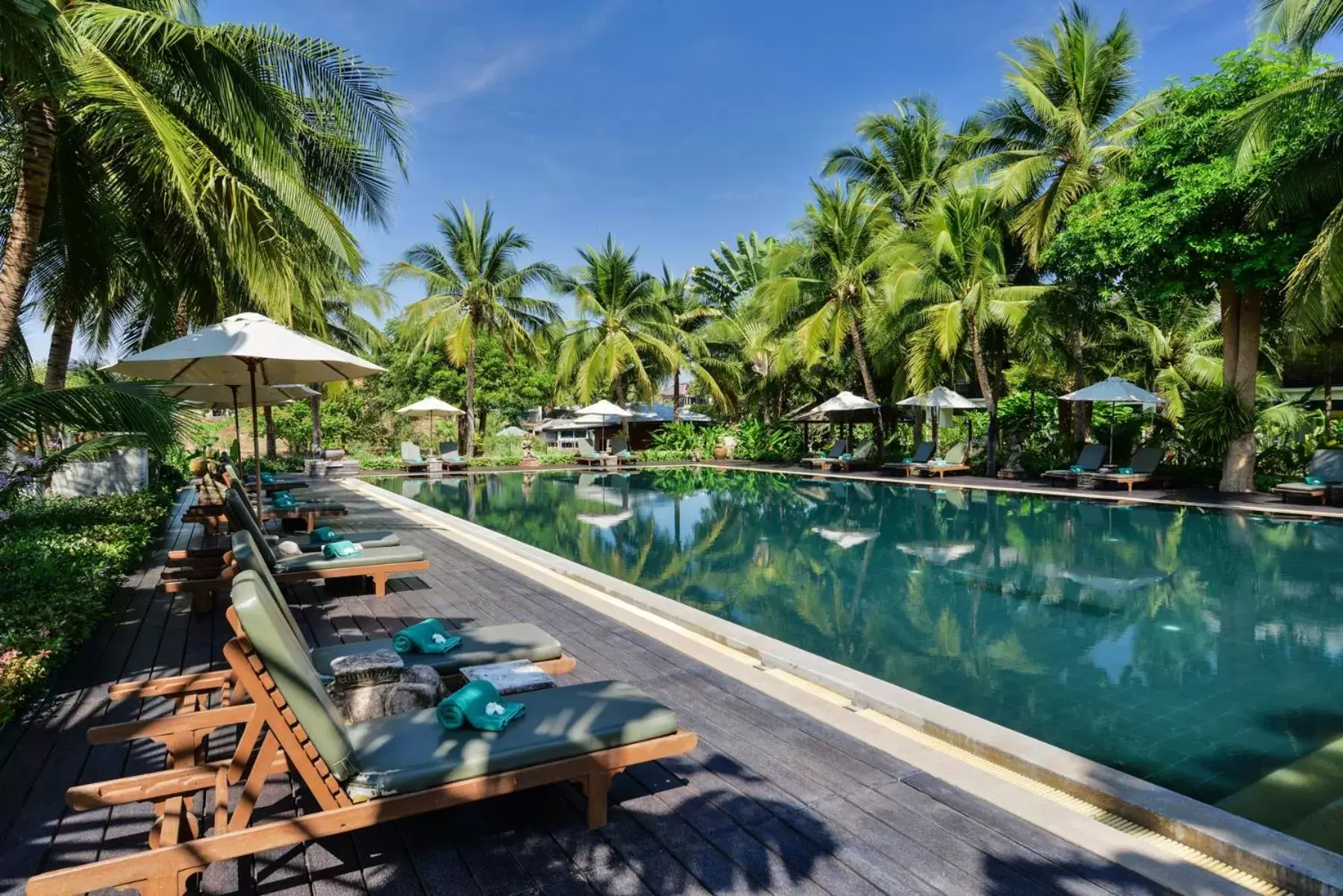 Pool view in Royal River Kwai Resort and Spa -SHA Extra Plus