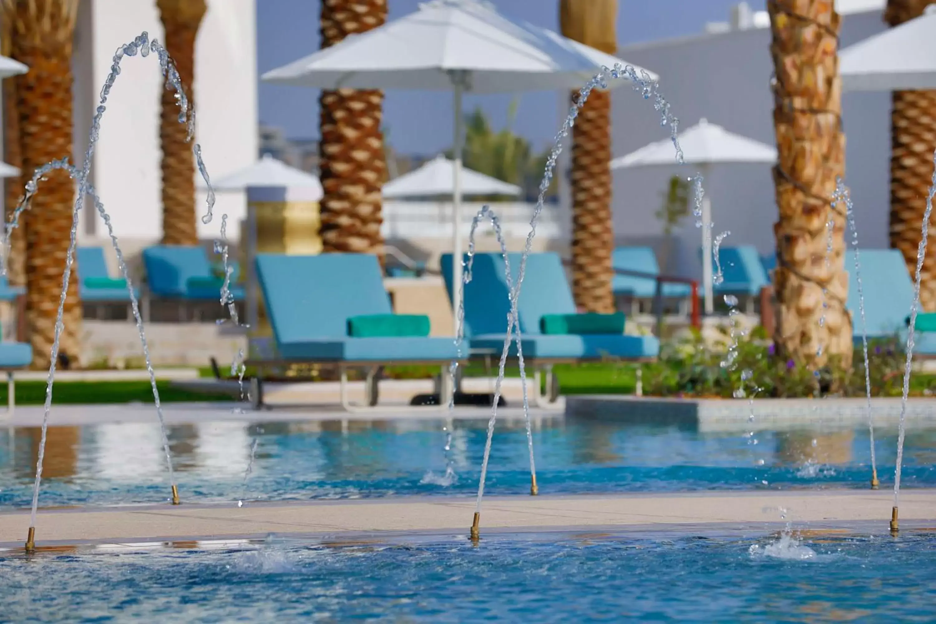 Pool view, Swimming Pool in Hilton Abu Dhabi Yas Island