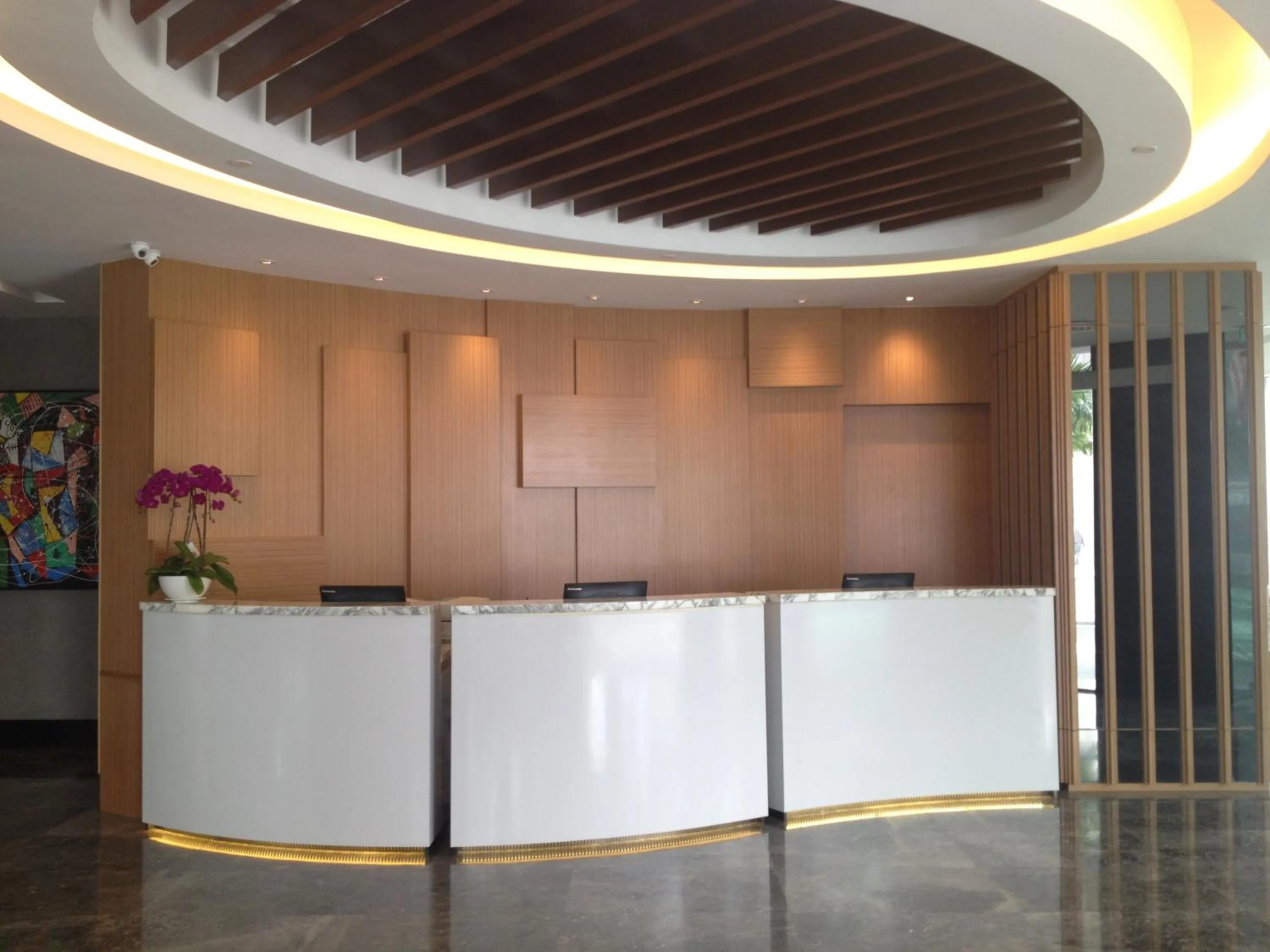 Lobby or reception in WP Hotel