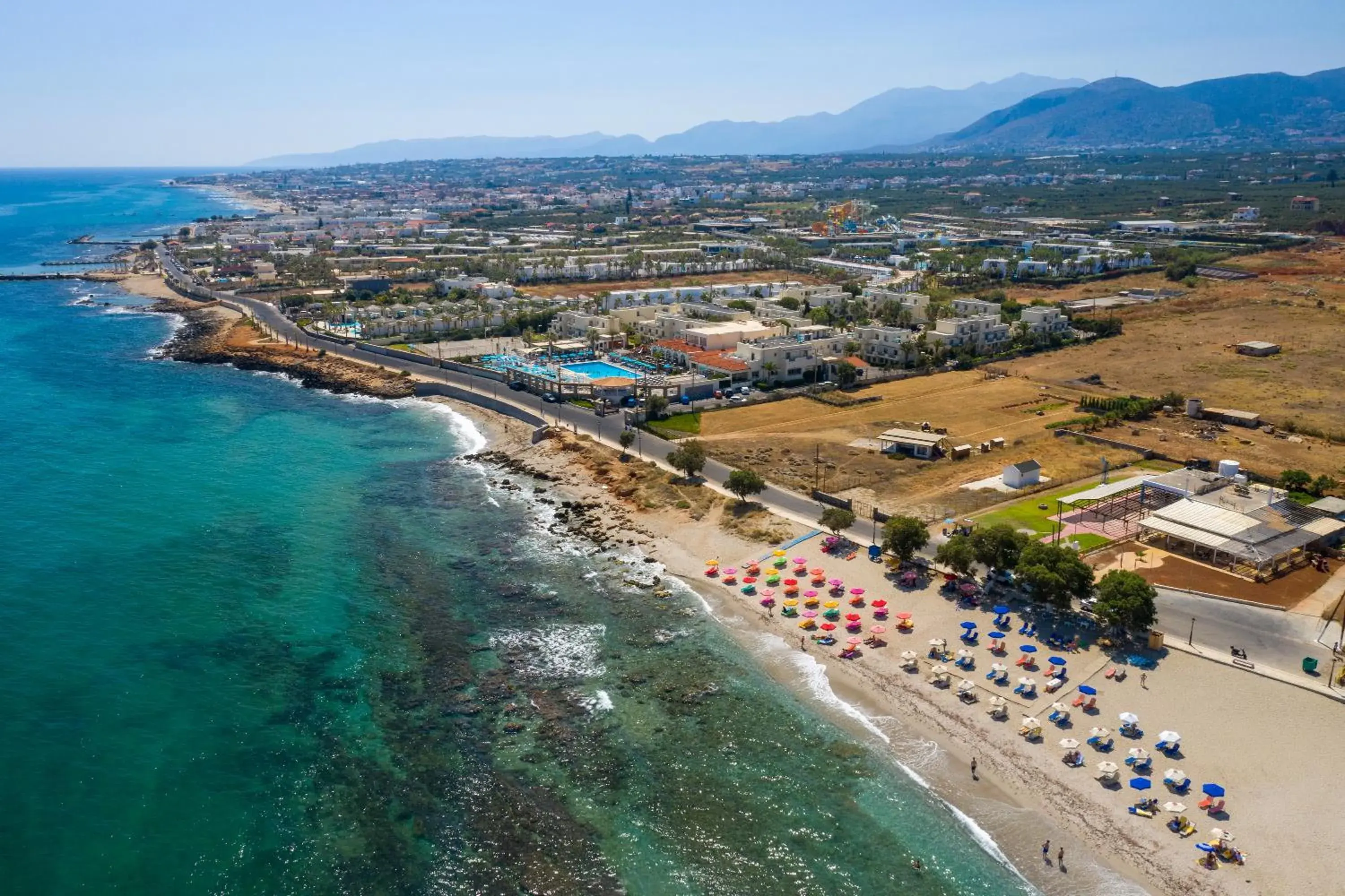 Beach, Bird's-eye View in Europa Beach Hotel