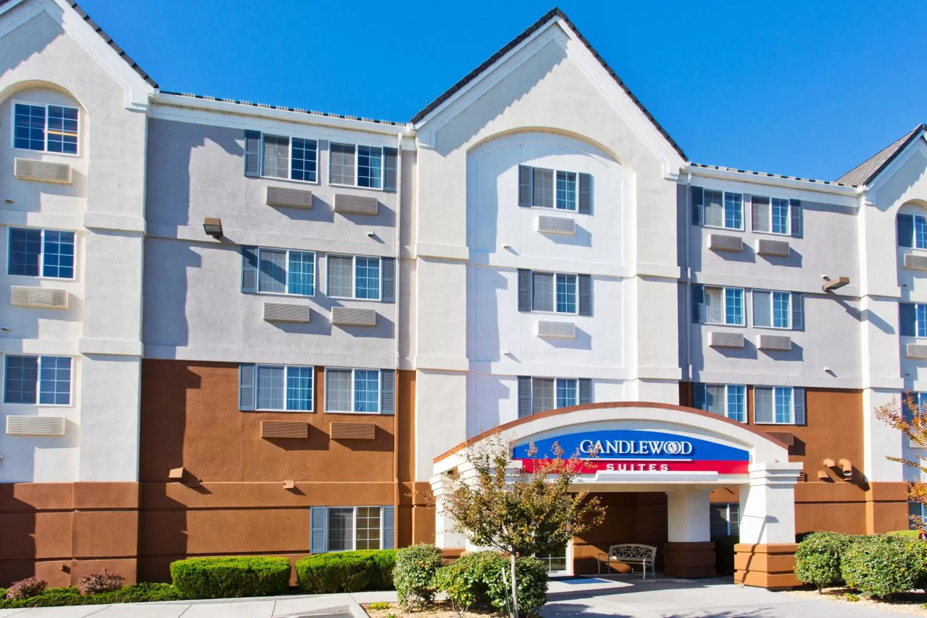 Property building in Candlewood Suites Medford, an IHG Hotel