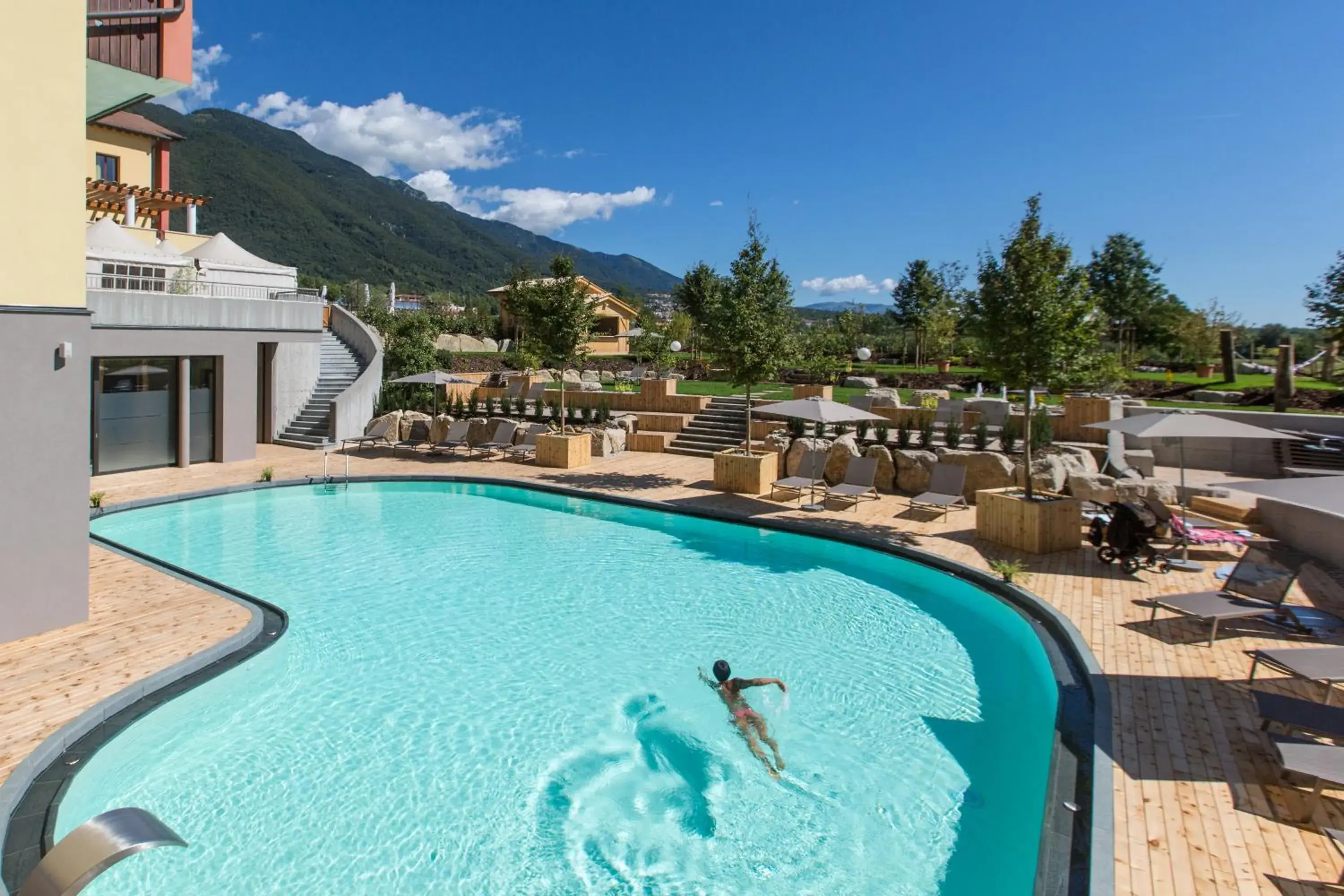 Day, Swimming Pool in Garden Relais