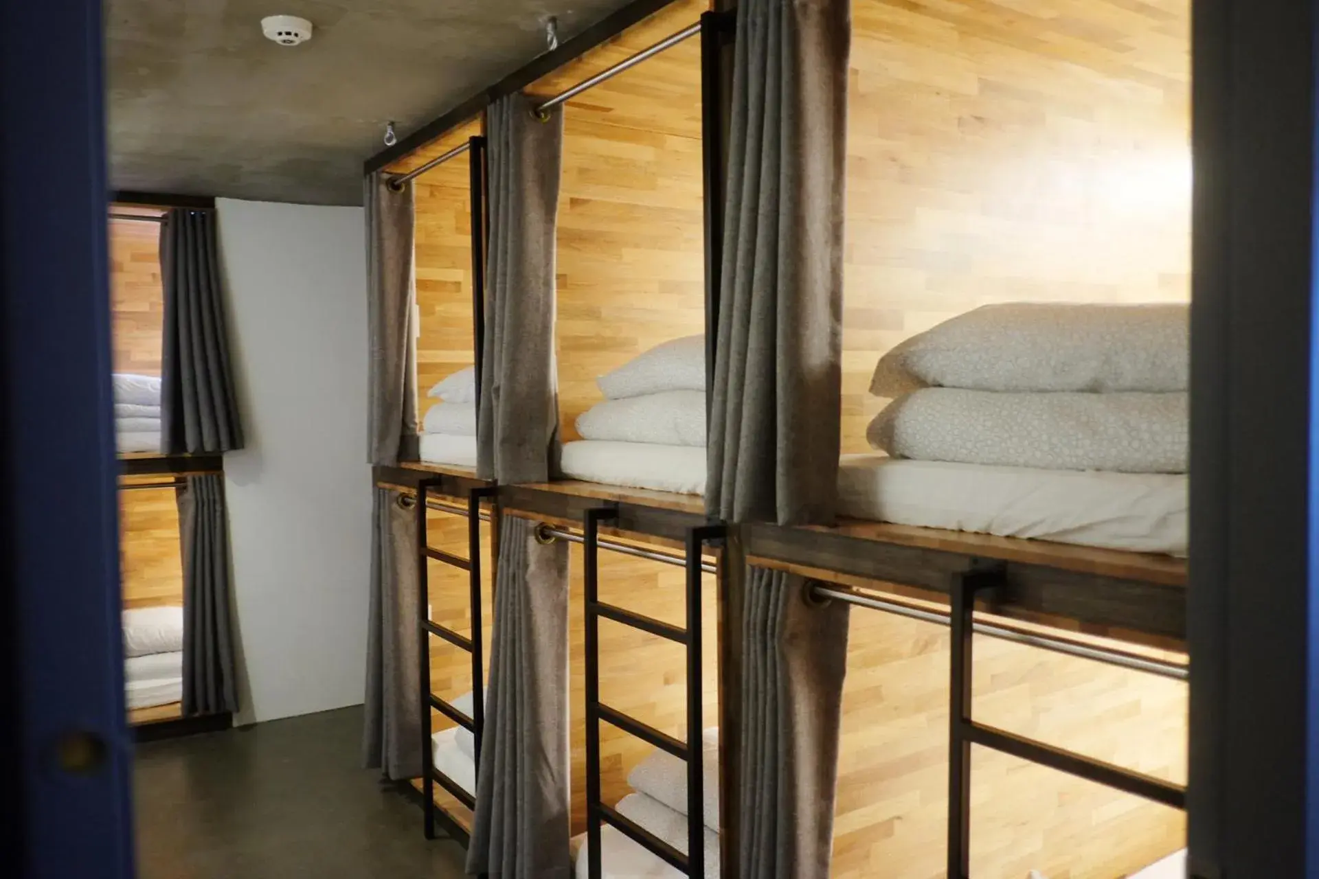 Bed, Bunk Bed in The Cube Hotel