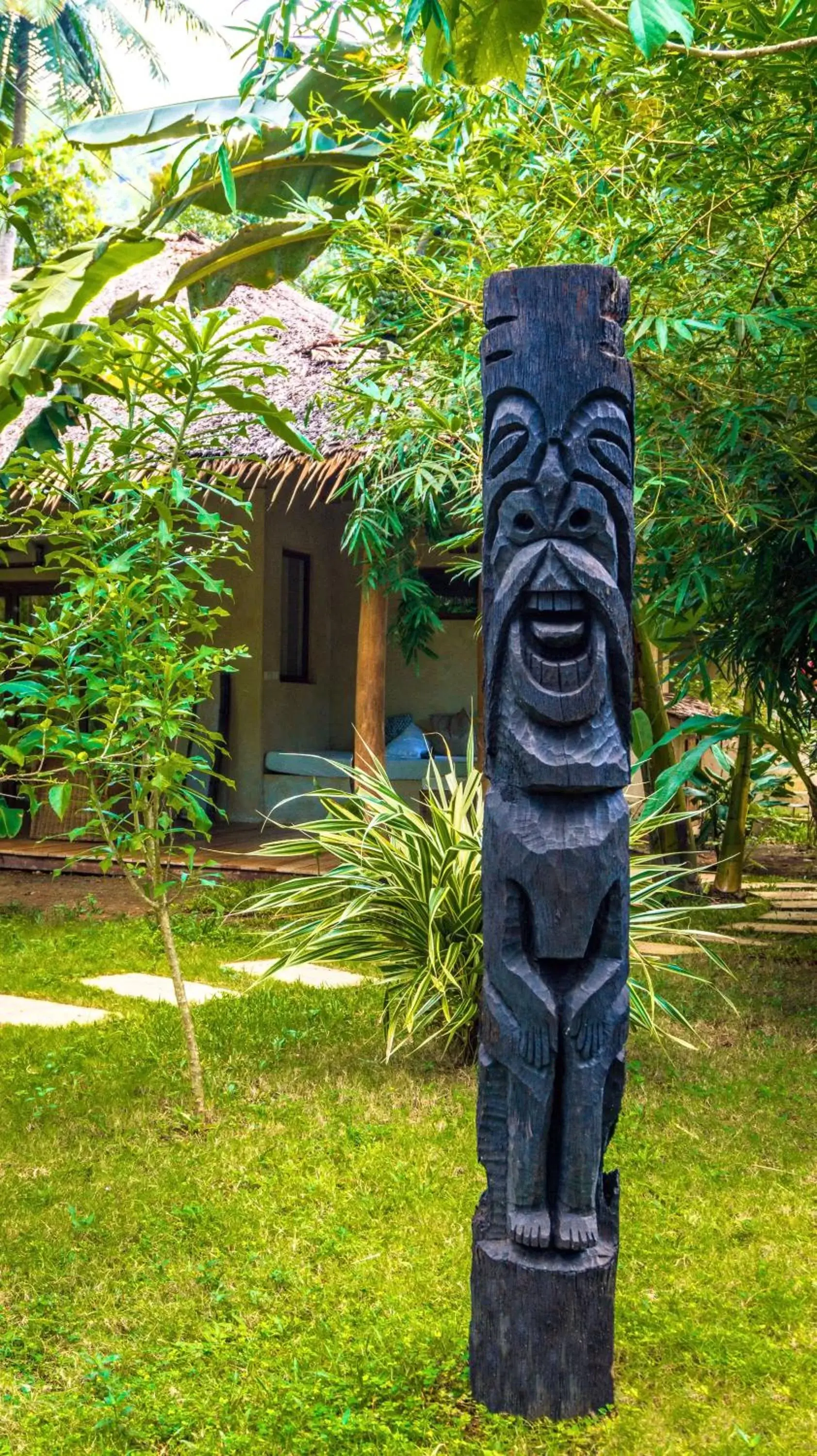 Garden view in El Nido Coco Resort Garden view in El Nido Coco Resort