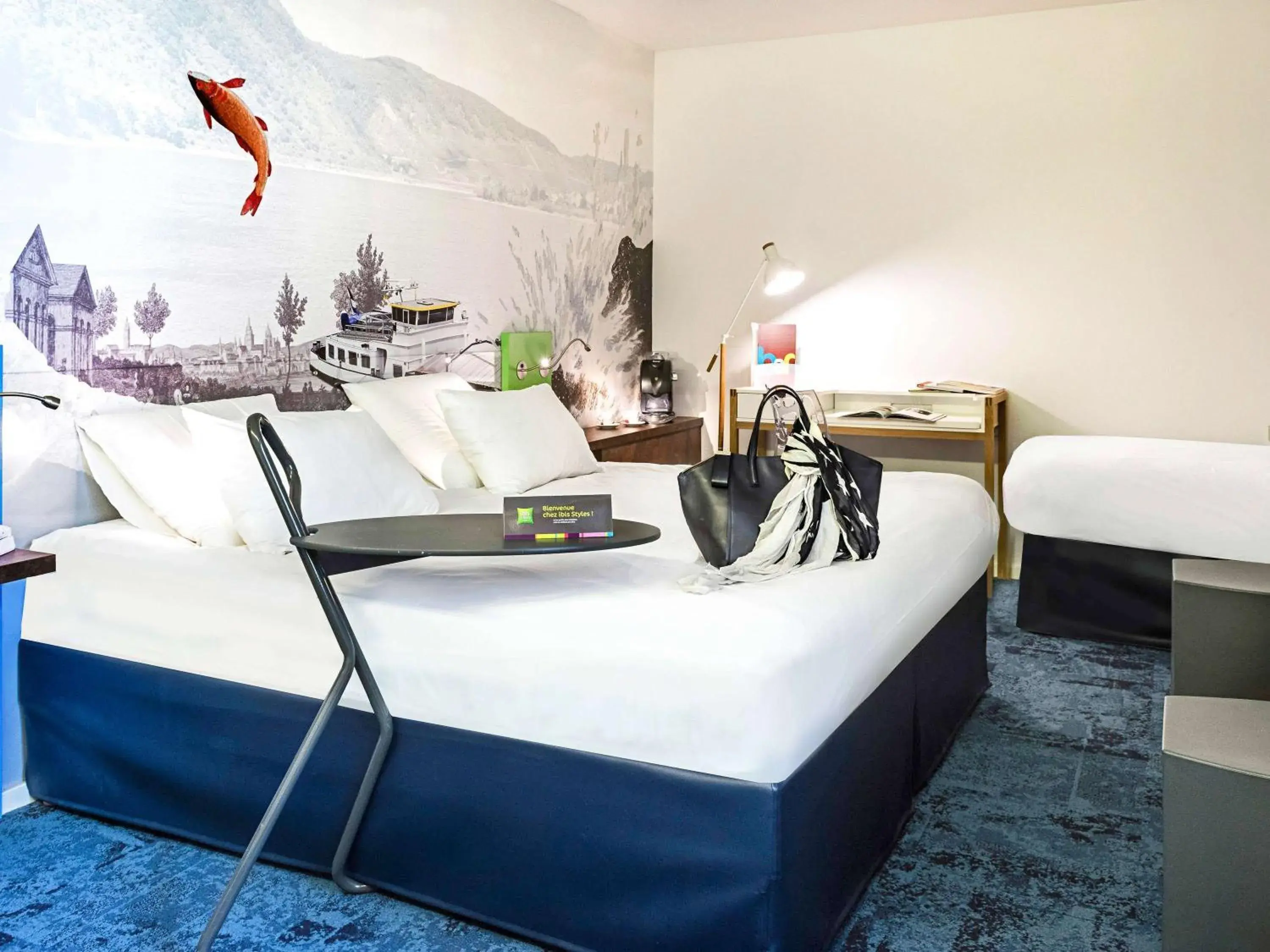 Bedroom in ibis Styles Strasbourg Avenue du Rhin