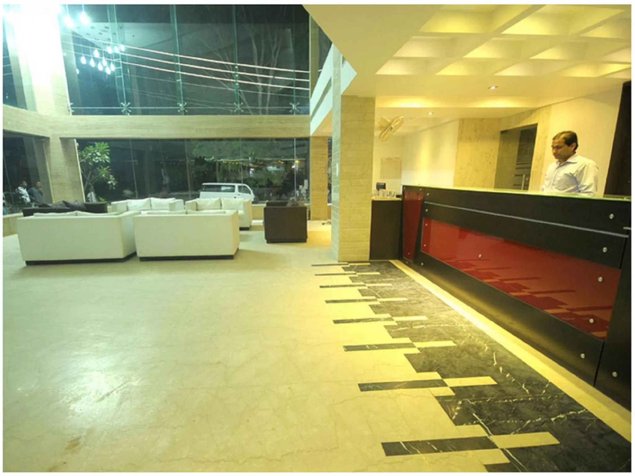 Lobby or reception in Hotel Rajshree & Spa