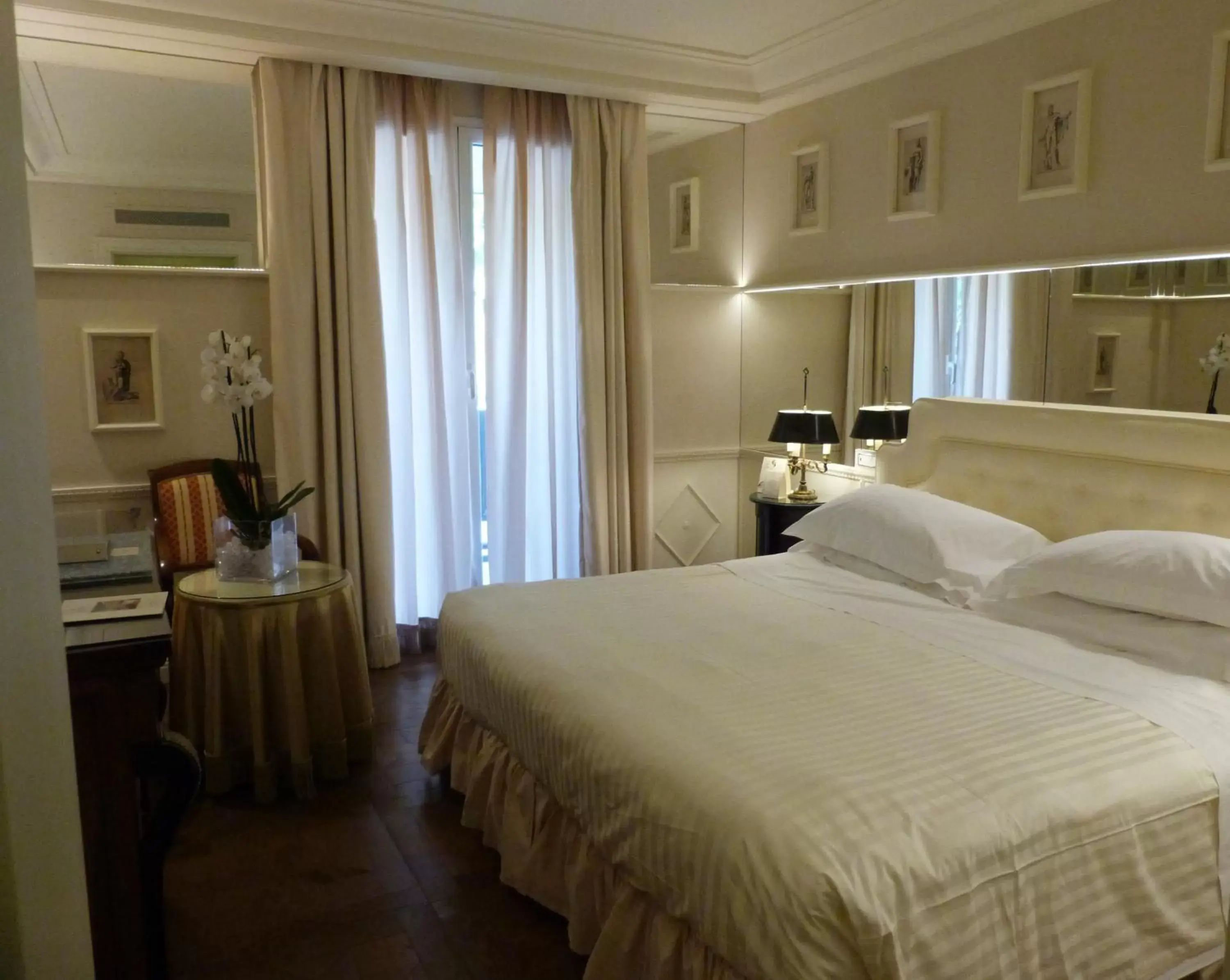 Bedroom, Bed in Excelsior Palace Portofino Coast