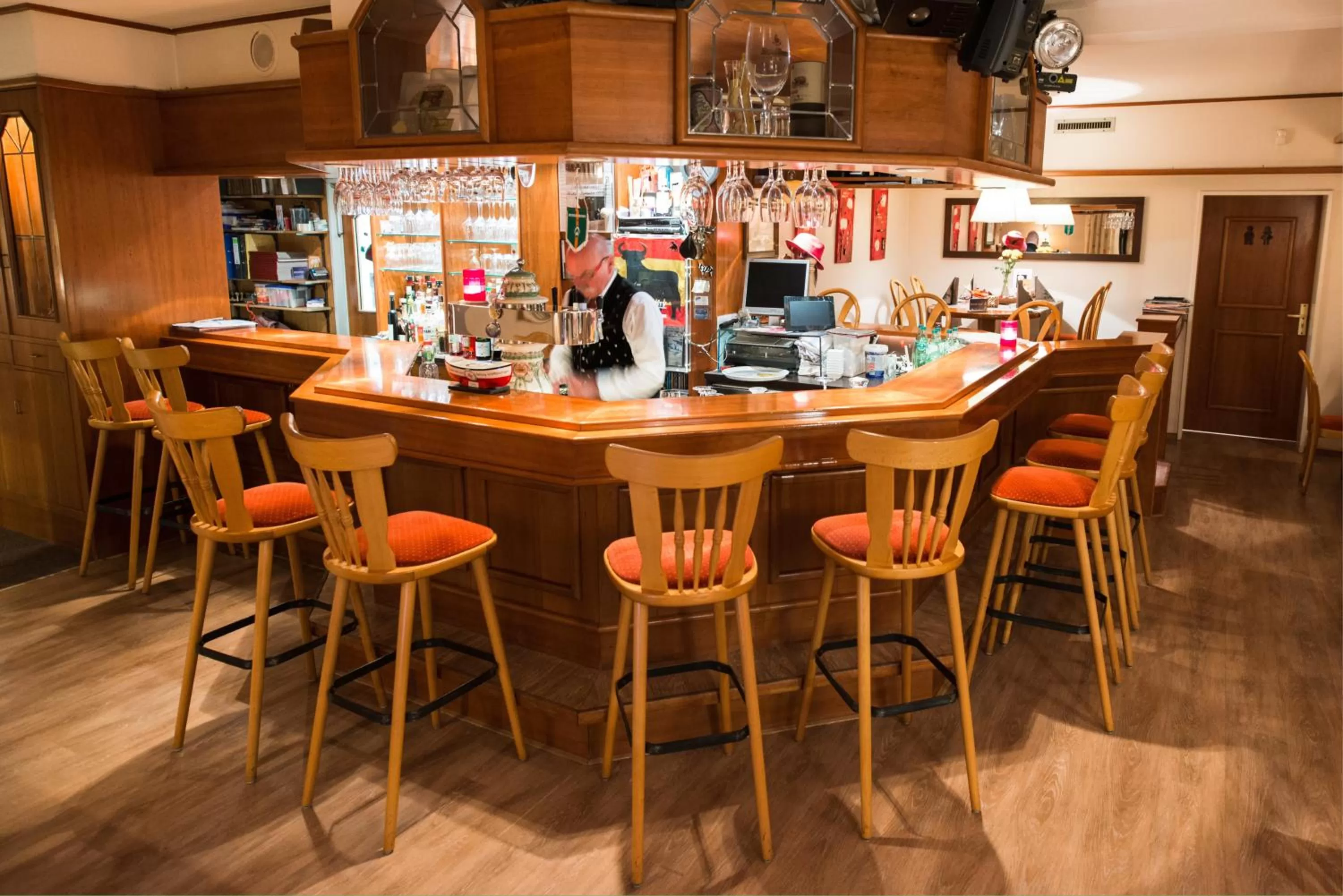 Lounge or bar in Hotel Lindas