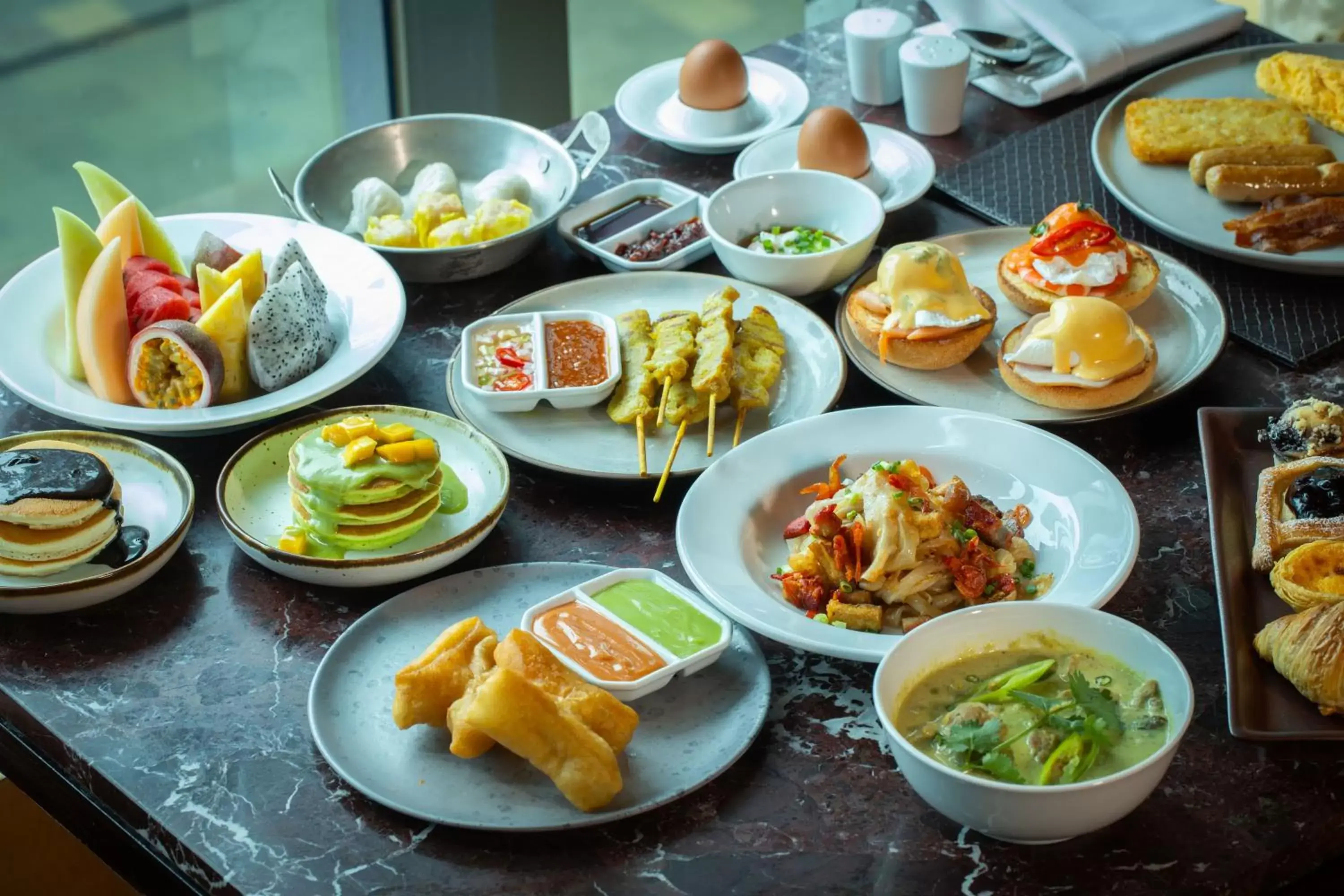 Breakfast in Renaissance Bangkok Ratchaprasong Hotel