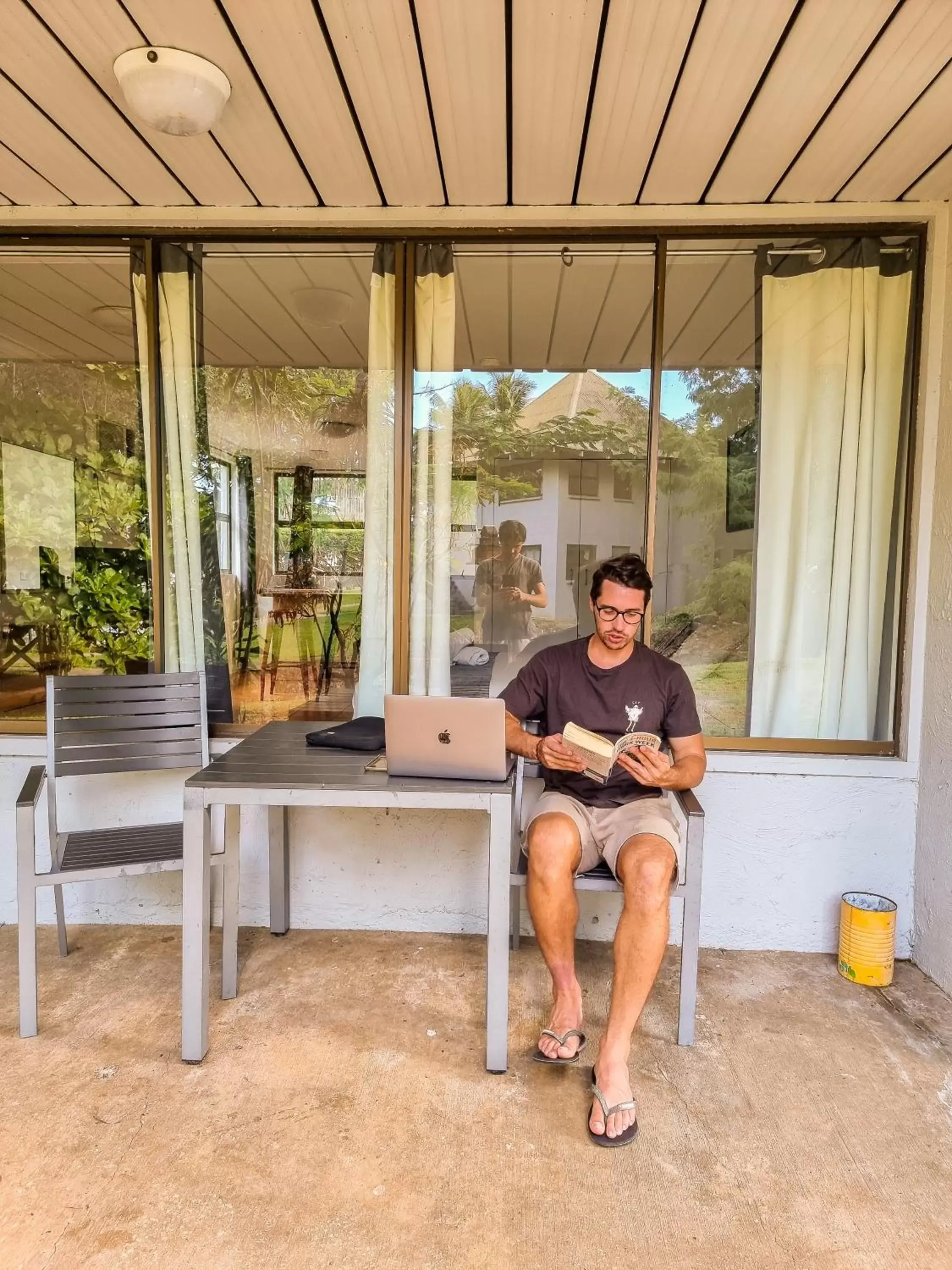 Patio in Nomads Airlie Beach Hotel