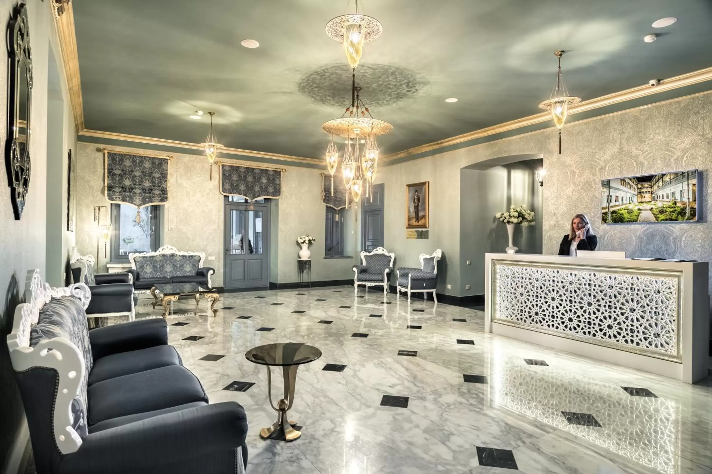 Lobby or reception, Lobby/Reception in Golden Tulip Borjomi