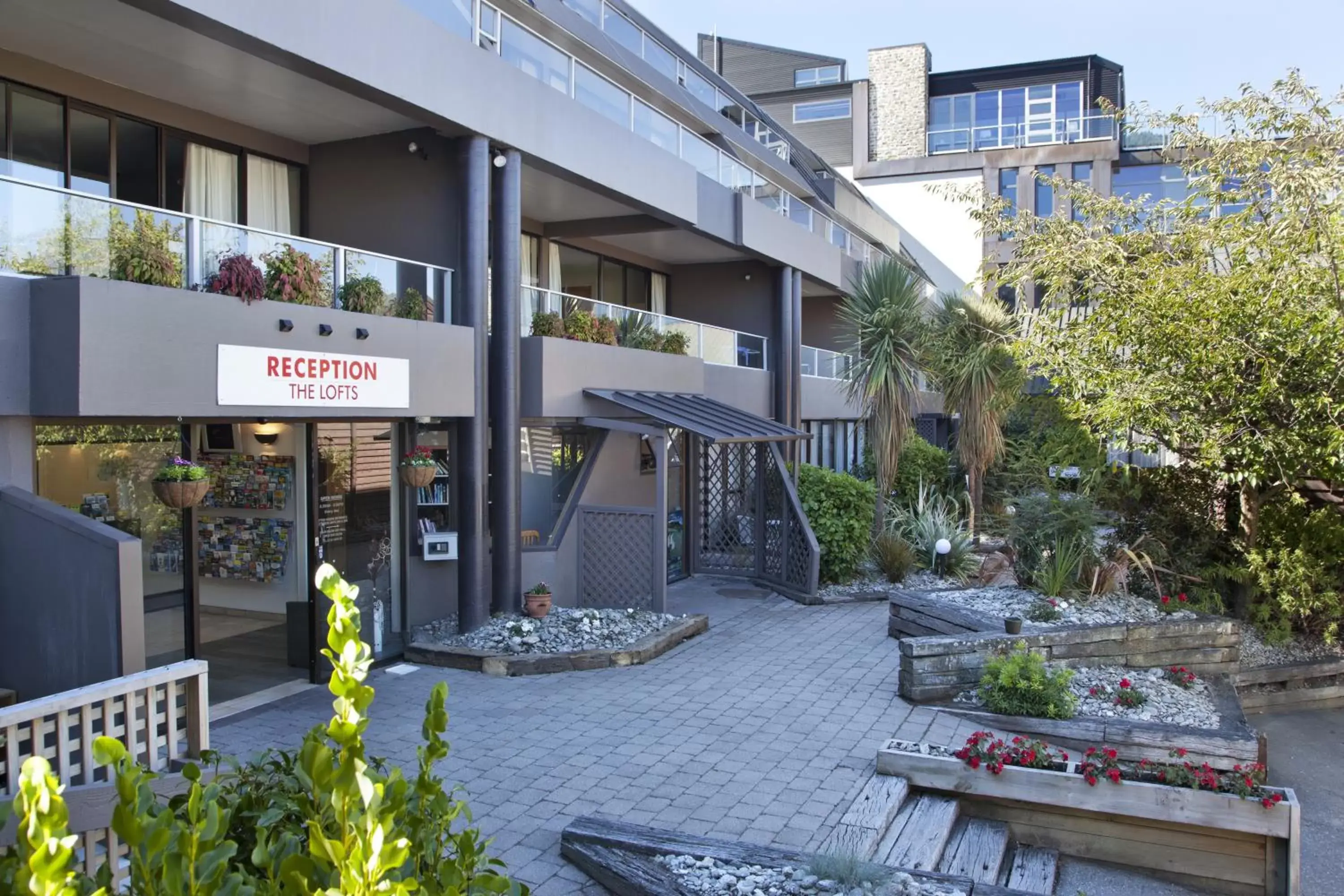 Facade/entrance in The Lofts Apartments