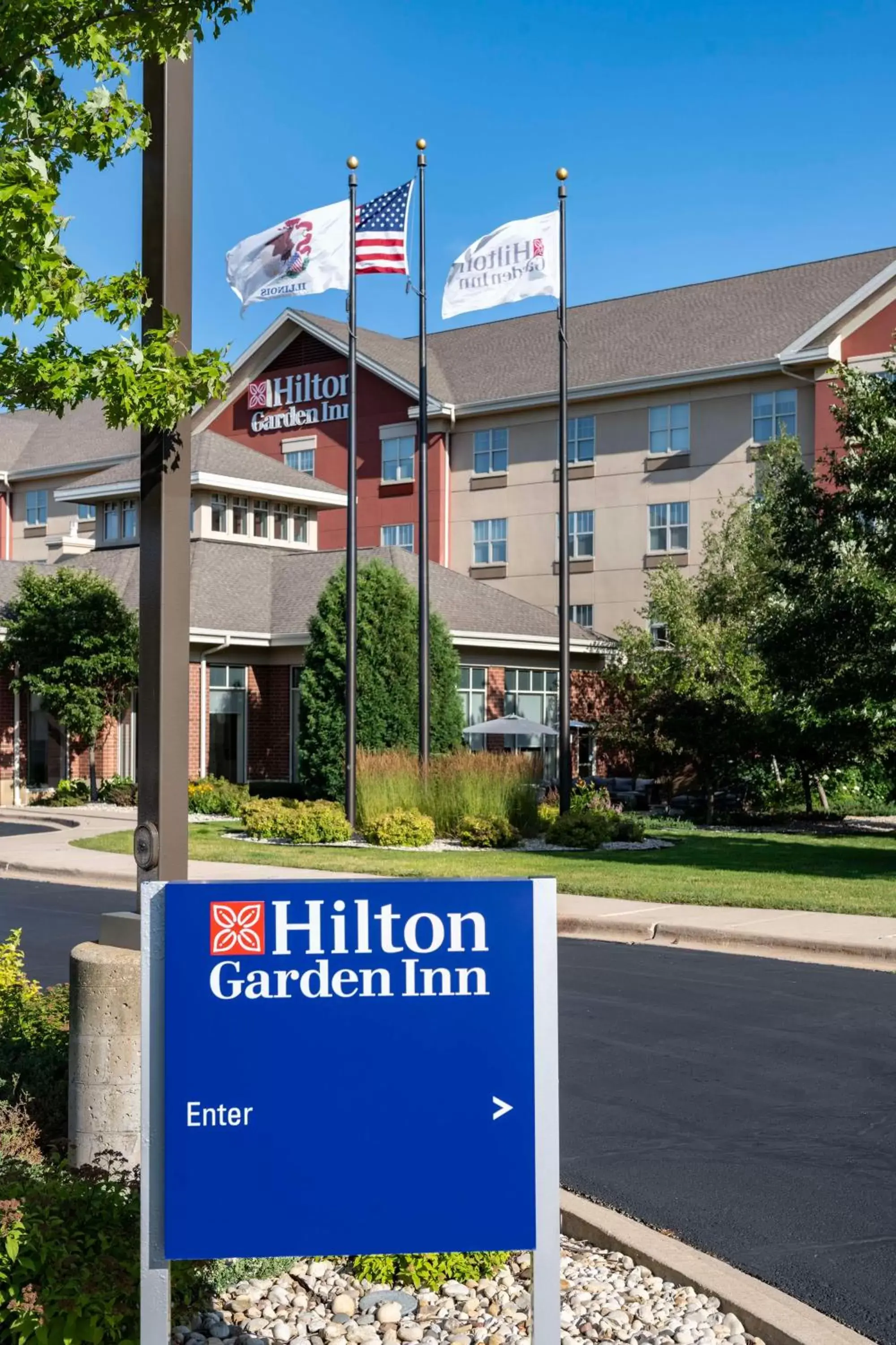 Property building, Property Logo/Sign in Hilton Garden Inn Rockford