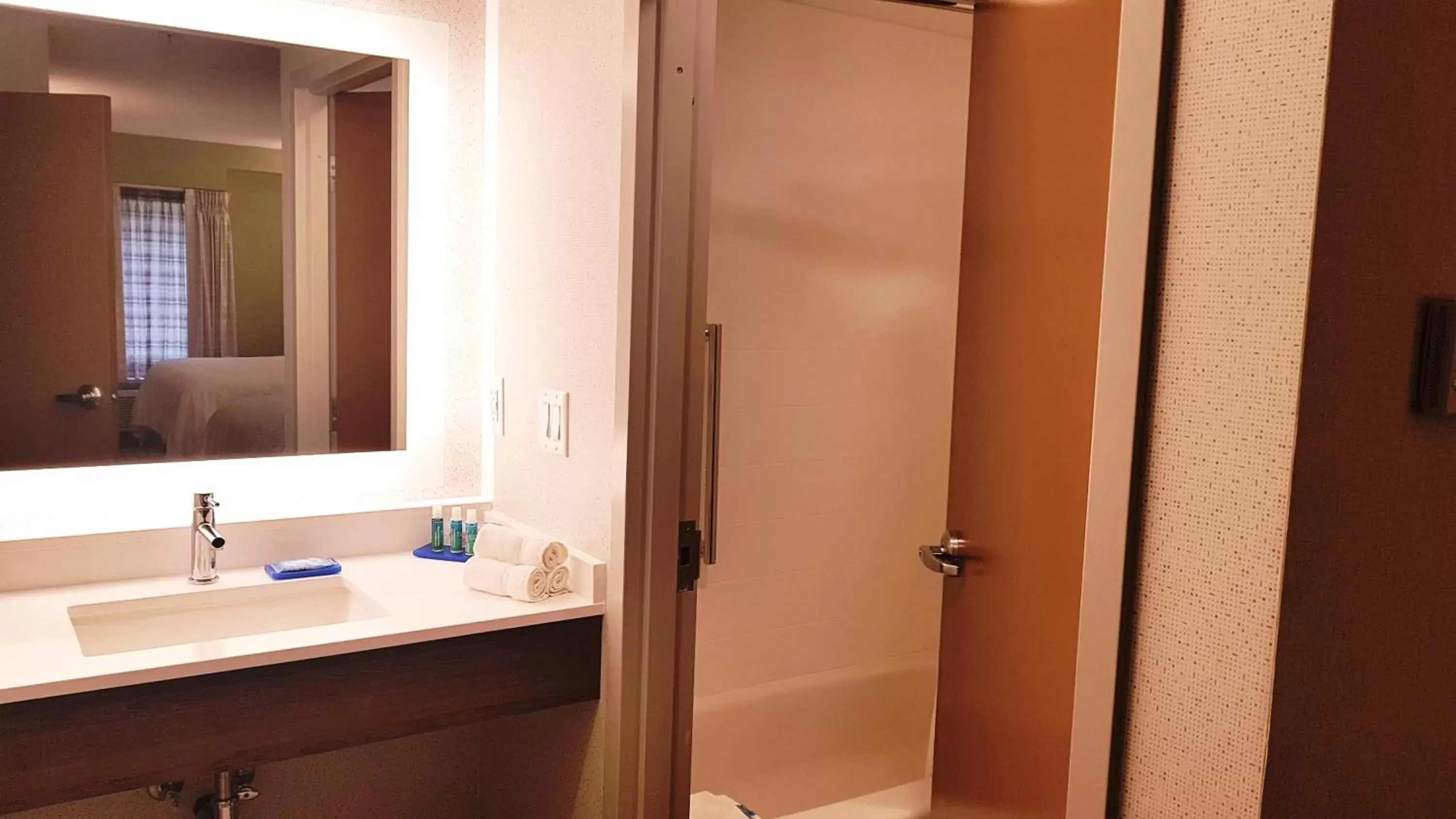 Photo of the whole room, Bathroom in Holiday Inn Express and Suites Surrey, an IHG Hotel