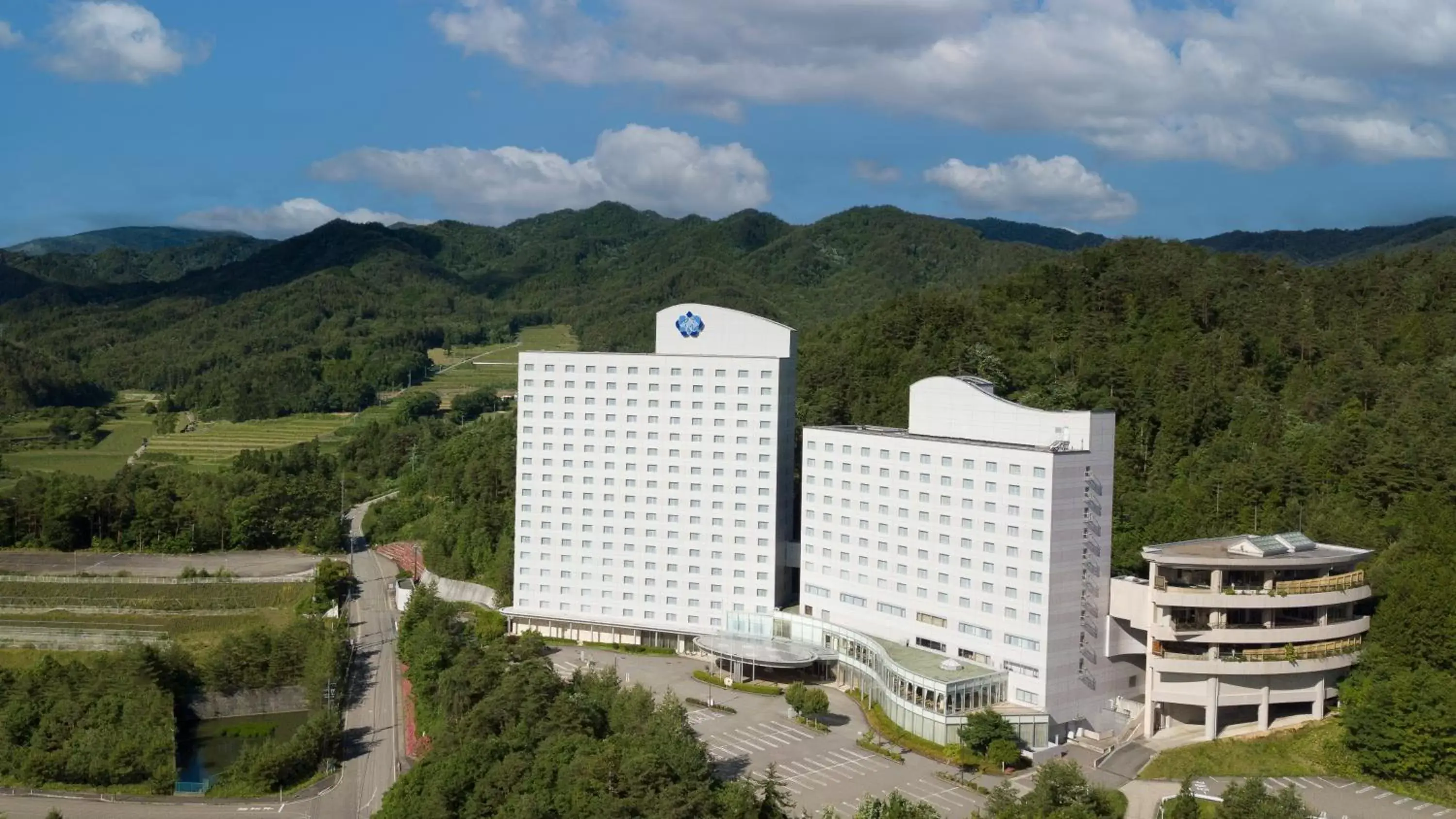 Property building, Bird's-eye View in Hotel Associa Takayama Resort