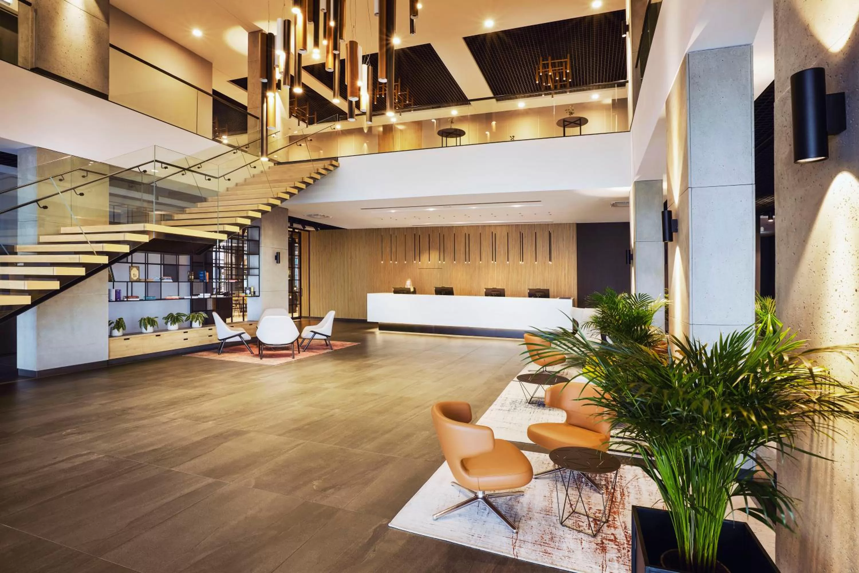 Lobby or reception in Q Hotel Plus Wrocław Bielany