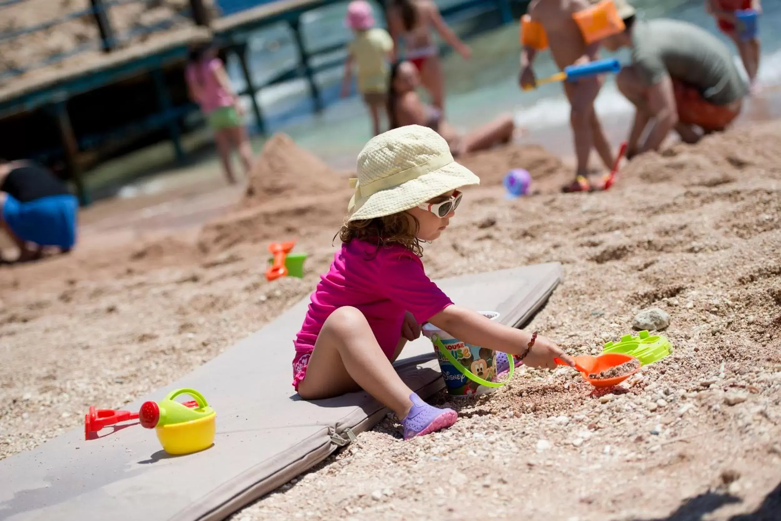 Beach, Children in Amphoras Beach