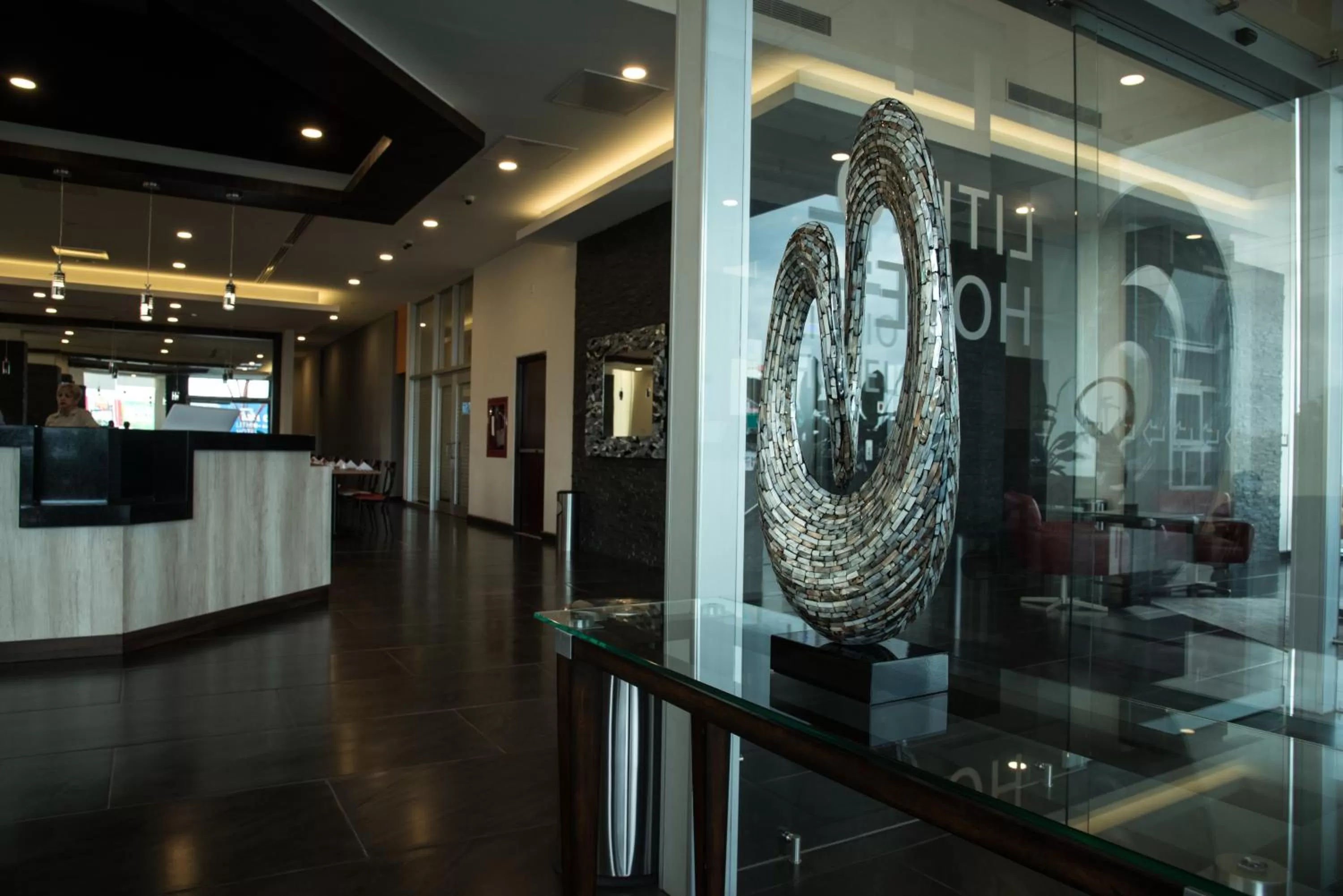 Lobby or reception in Lithio Hotel