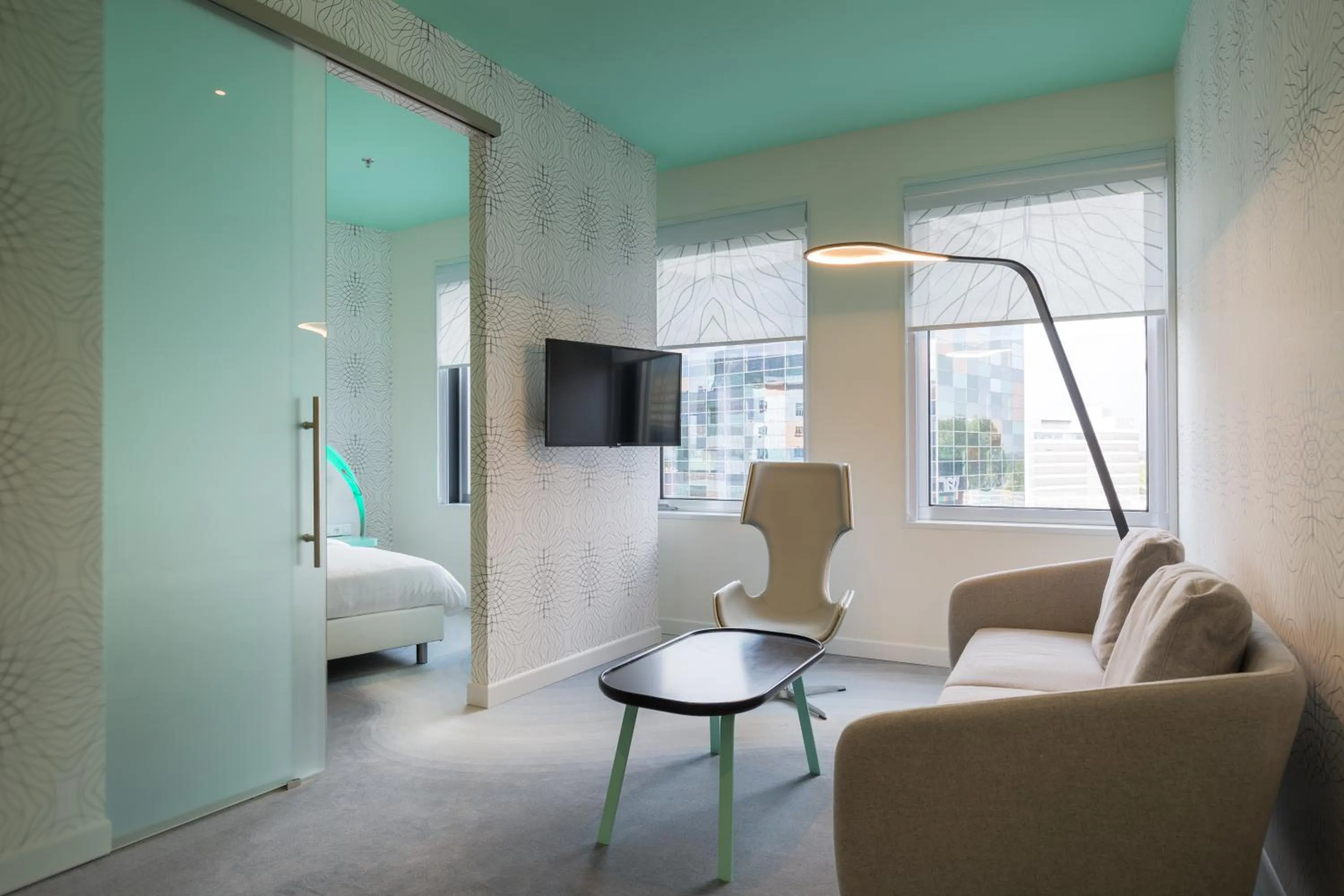 TV and multimedia, Bed in Park Inn by Radisson Amsterdam City West