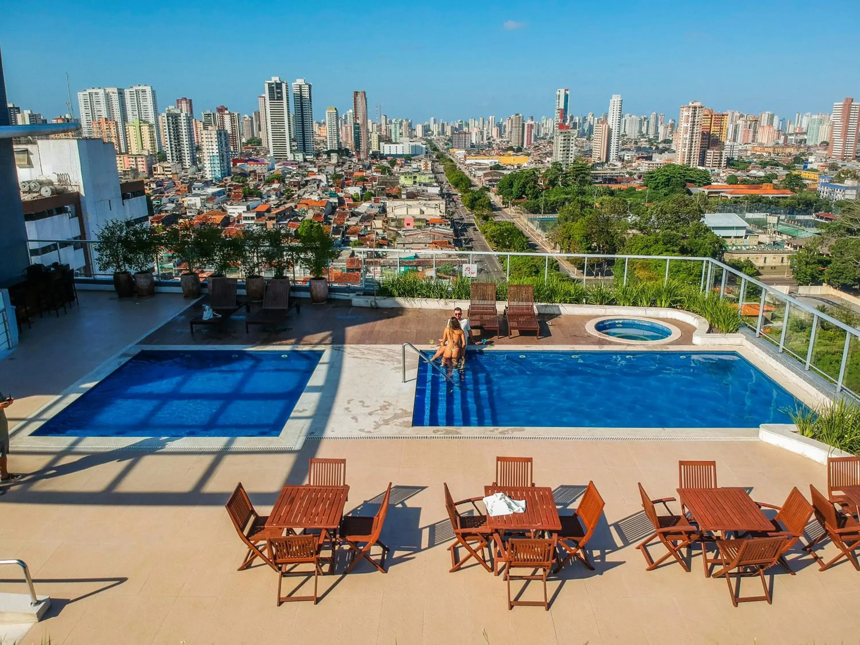 Swimming pool, Pool View in Ibis Styles Belém Hangar