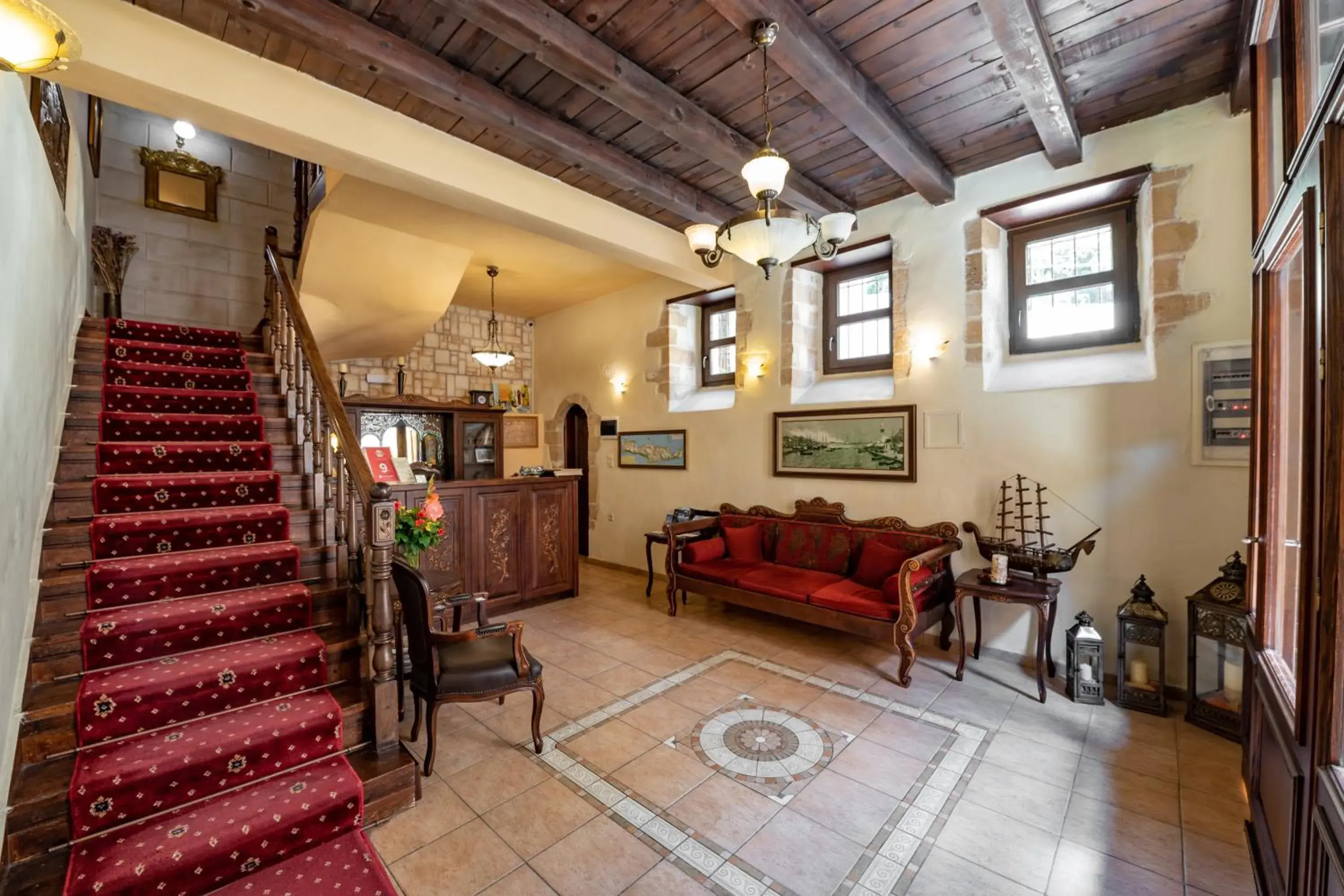 Lobby or reception, Lobby/Reception in Porto Del Colombo Traditional Boutique Hotel