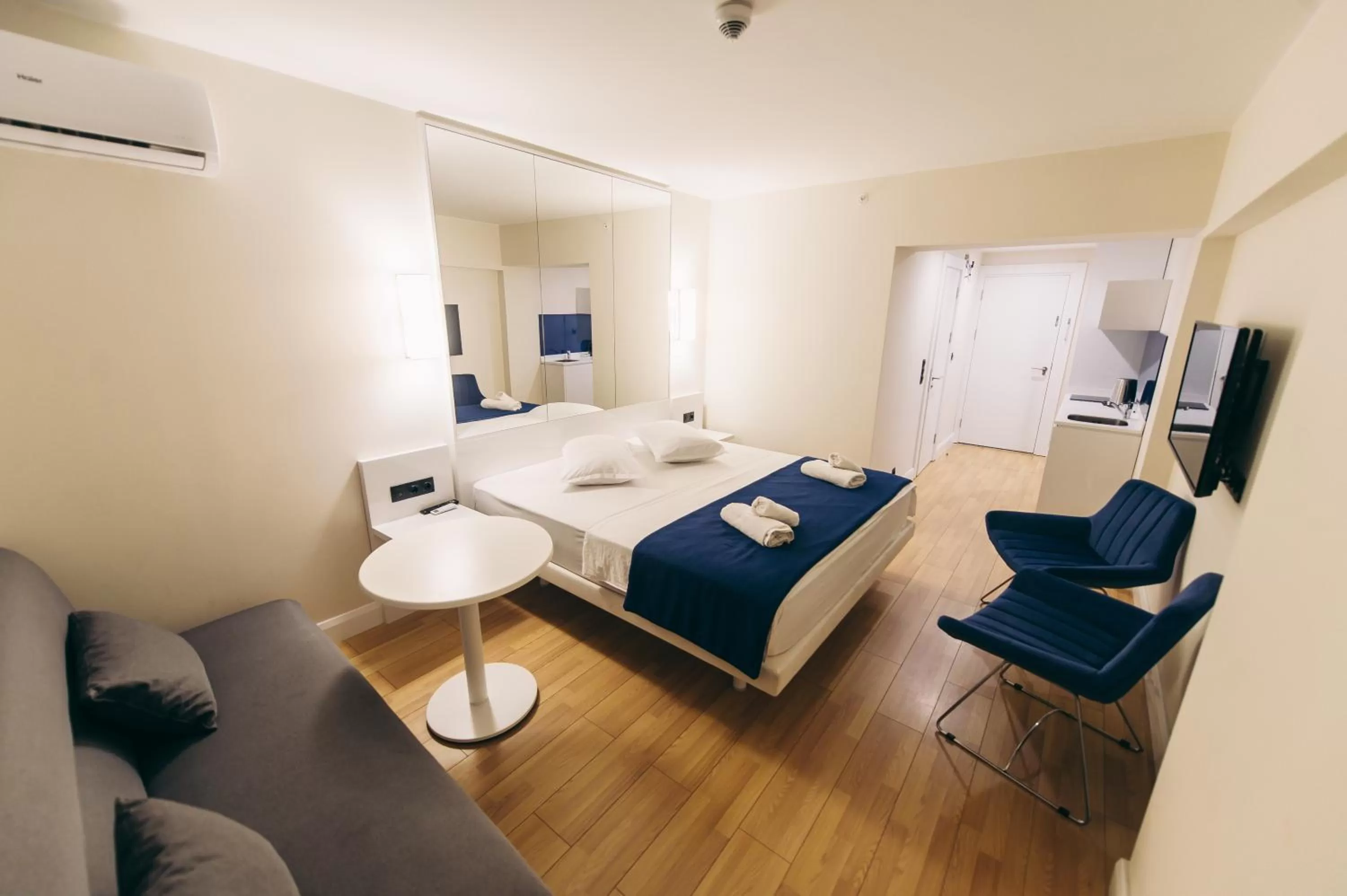 Bed in Orbi City Batumi With Sea View